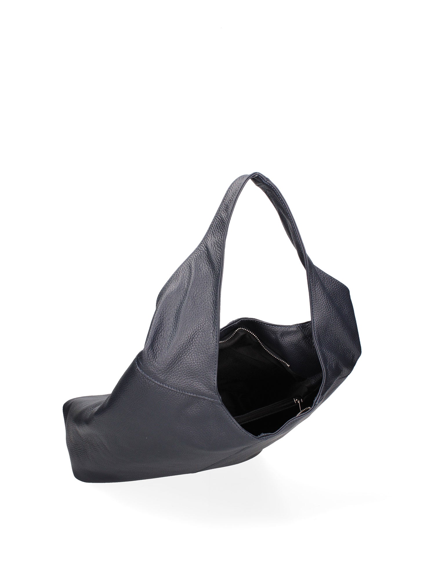 Aria Borsa a mano da donna 100% pelle 07029-D26 BLU NOTTE Chiara Ferretti