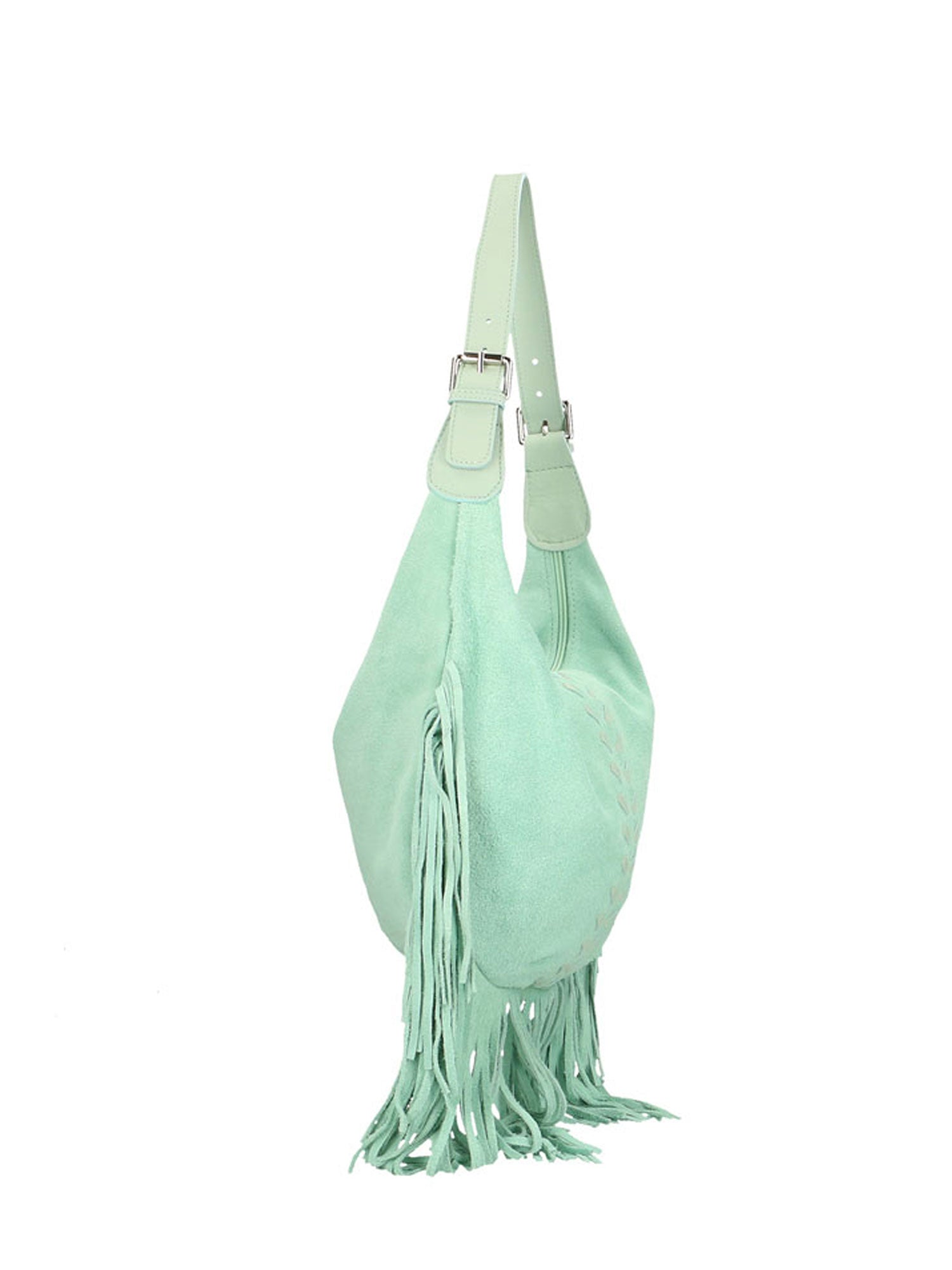 Zefira Borsa a spalla da donna Pelle Scamosciata 8630-MARINA Chiara Ferretti