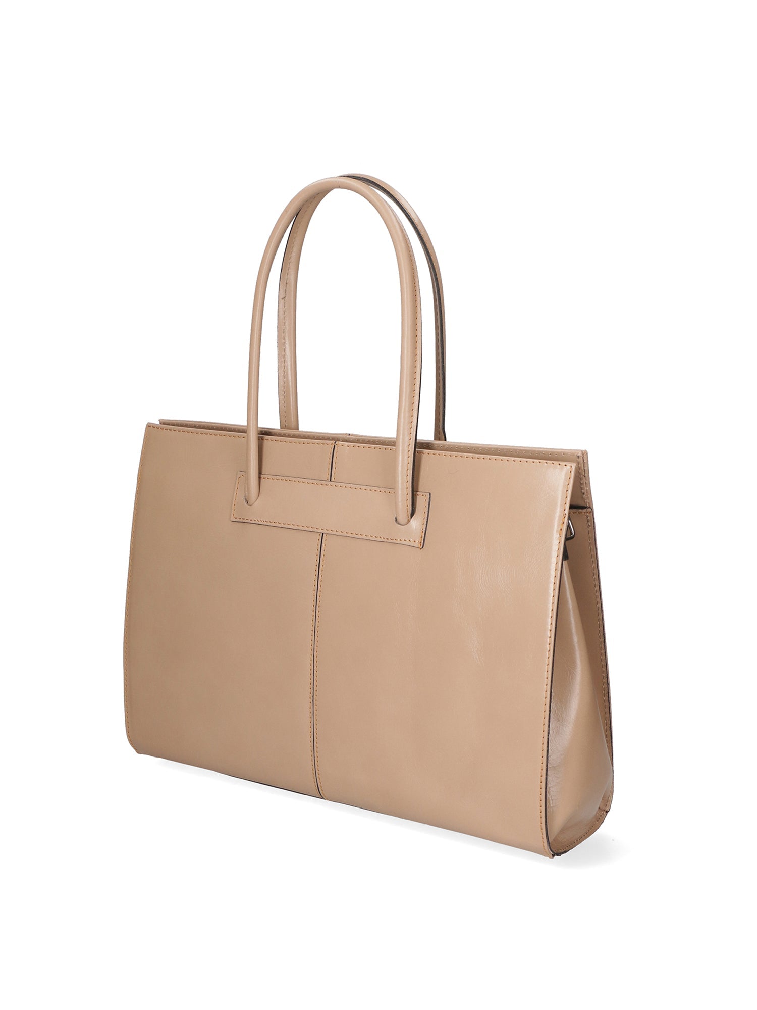Eugenia Damenhandtasche aus echtem Leder, hergestellt in Italien, 29 x 40 x 10 cm