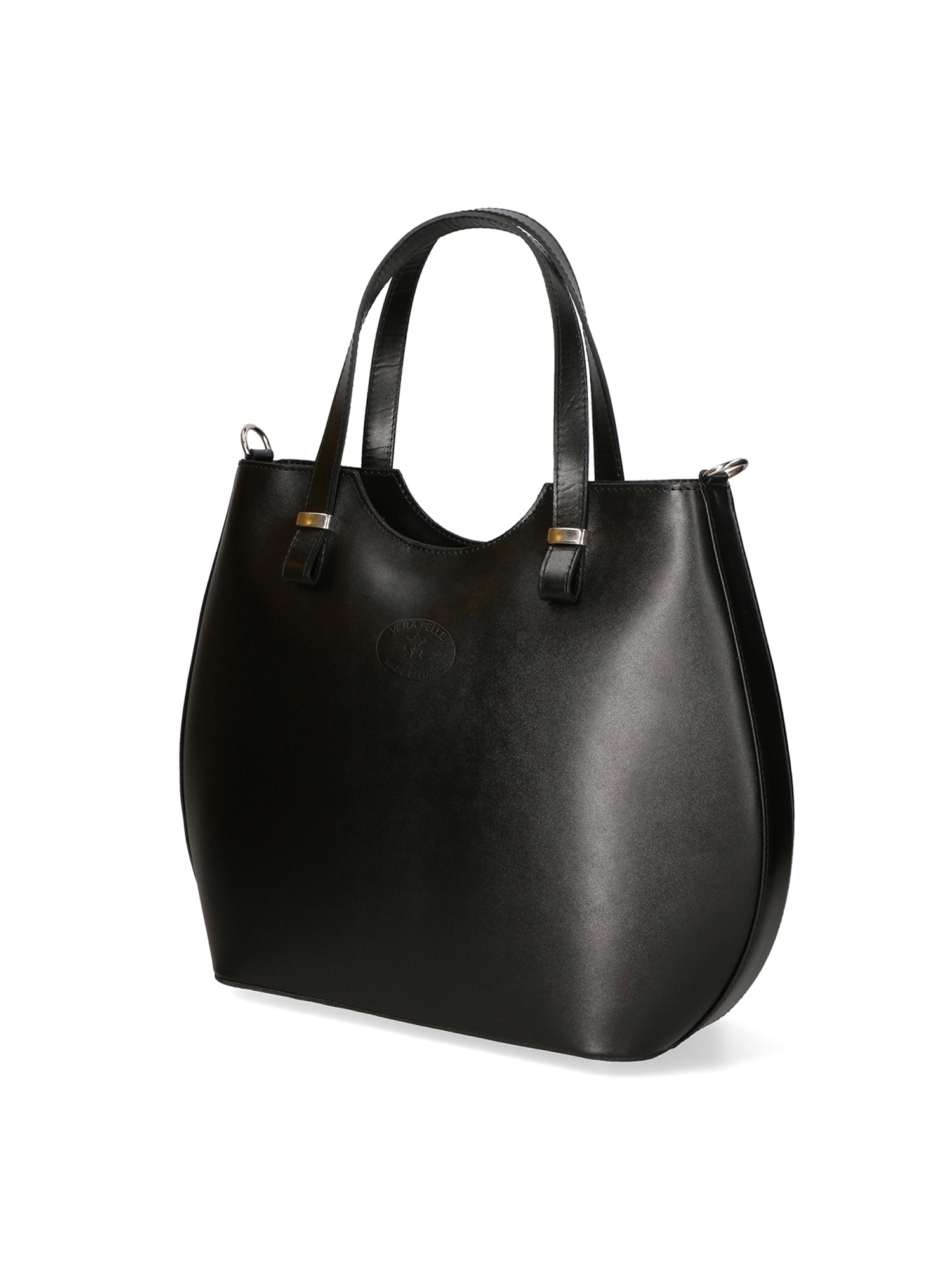 Egle Borsa a mano da donna Vera pelle 80046-NERO Chiara Ferretti