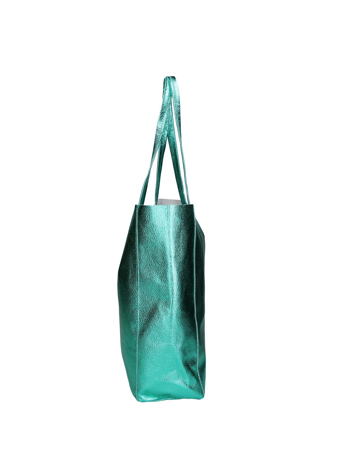 Genny Damen-Schultertasche aus echtem Leder, hergestellt in Italien, 36 x 40 x 11 cm