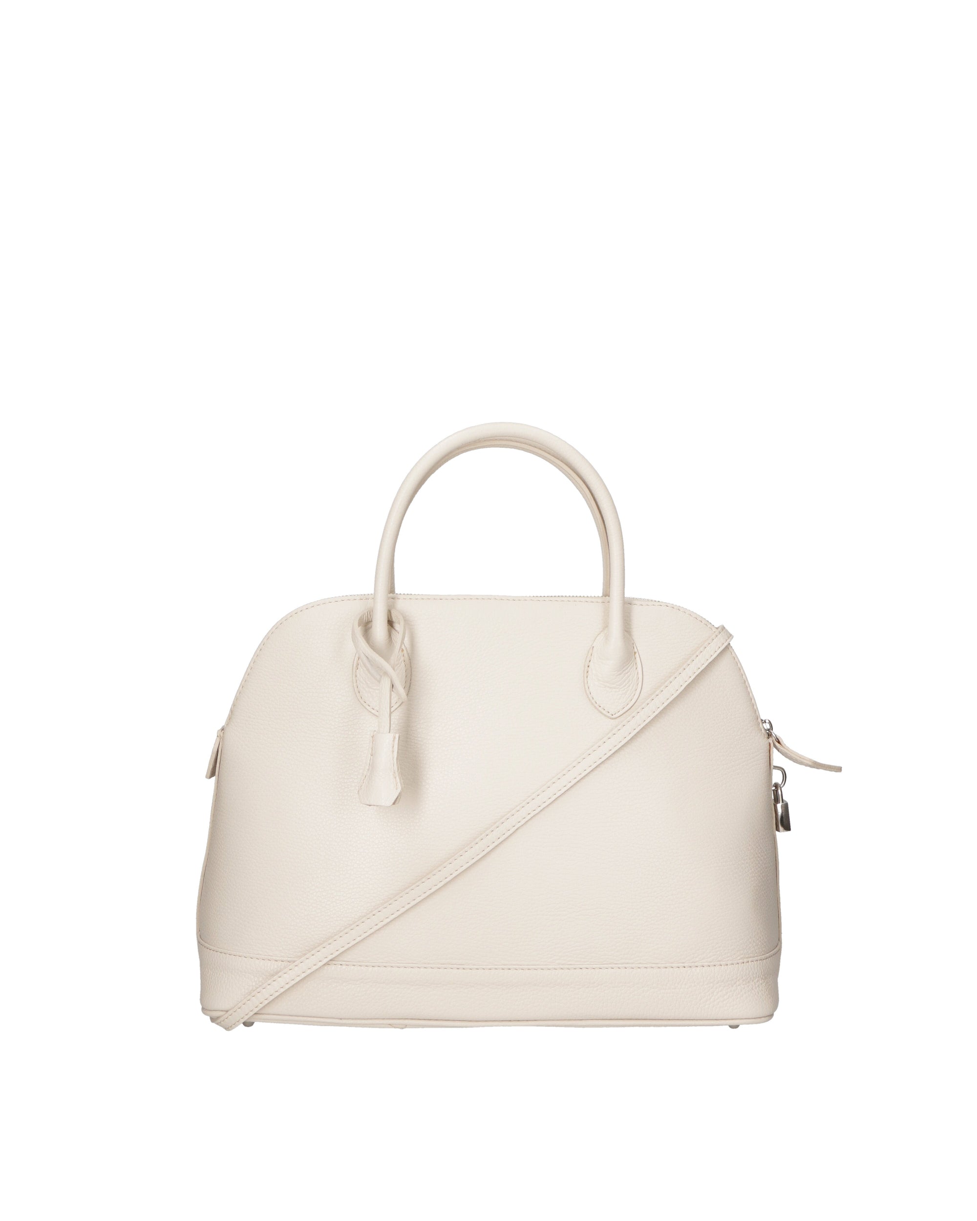 Silvana Chic Borsa a mano da donna 100% pelle 80028 5197-D37 LATTE Chiara Ferretti