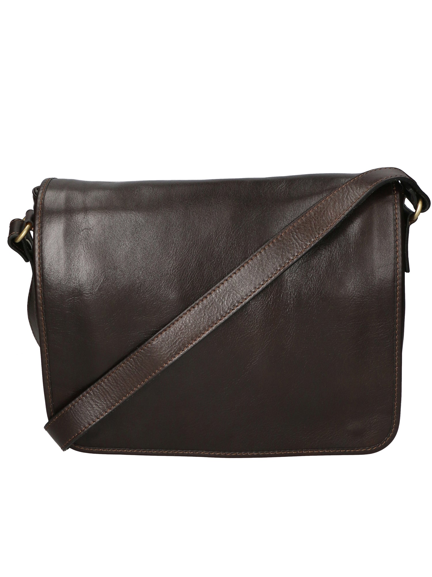 Fiammetta Borsa a mano da donna Vera pelle 9110-TMORO DARK BROWN Chiara Ferretti