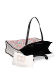 Mirabilia Borsa a mano donna Tela + Vera Pelle 5370-6-NERO Chiara Ferretti