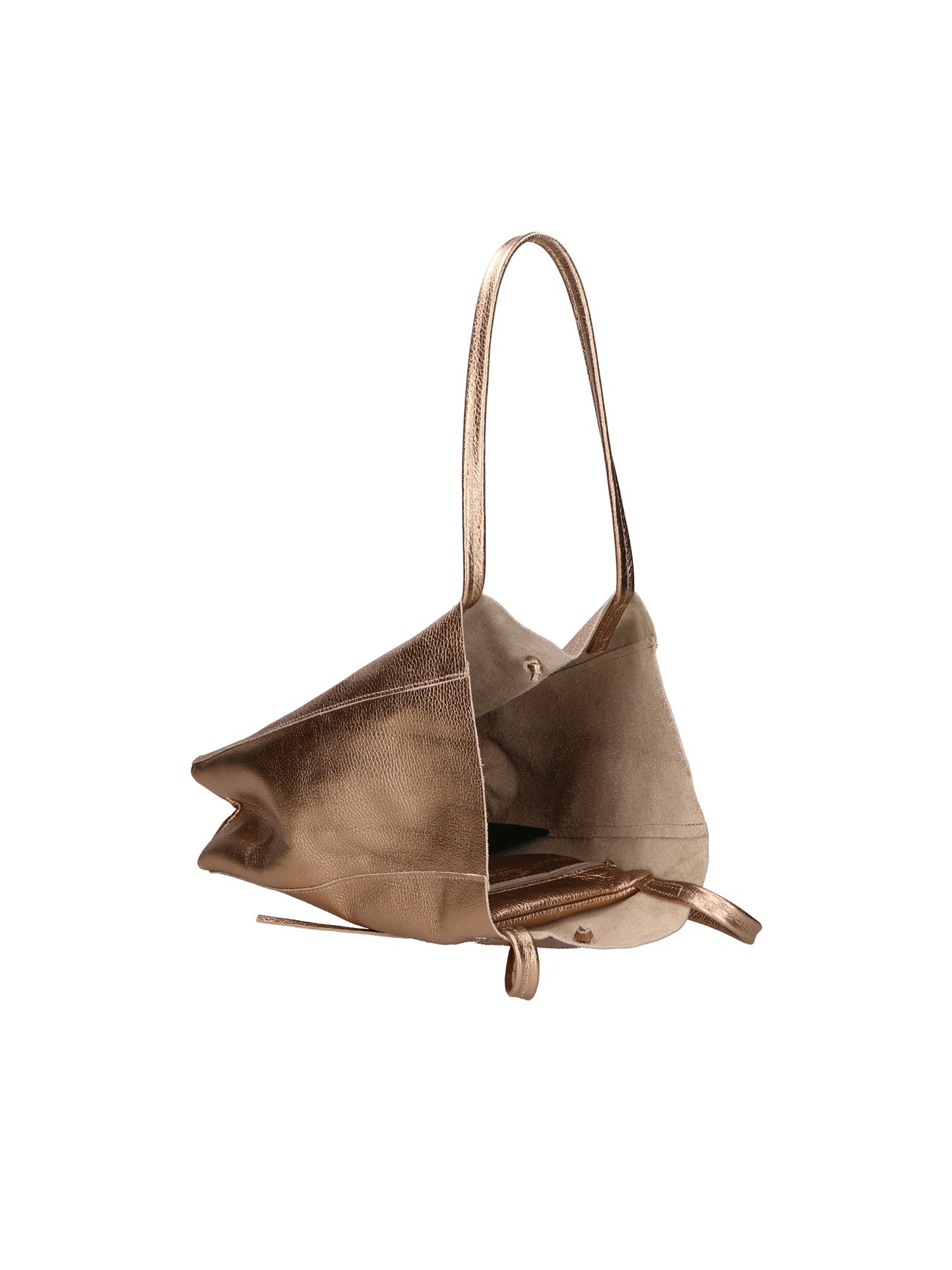Iride Borsa a mano da donna 100% pelle 05921-DL7 ORO ANTICO Chiara Ferretti
