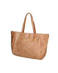 Lorella Borsa a spalla da donna Vera pelle croco 06499-041 MARRONE Chiara Ferretti