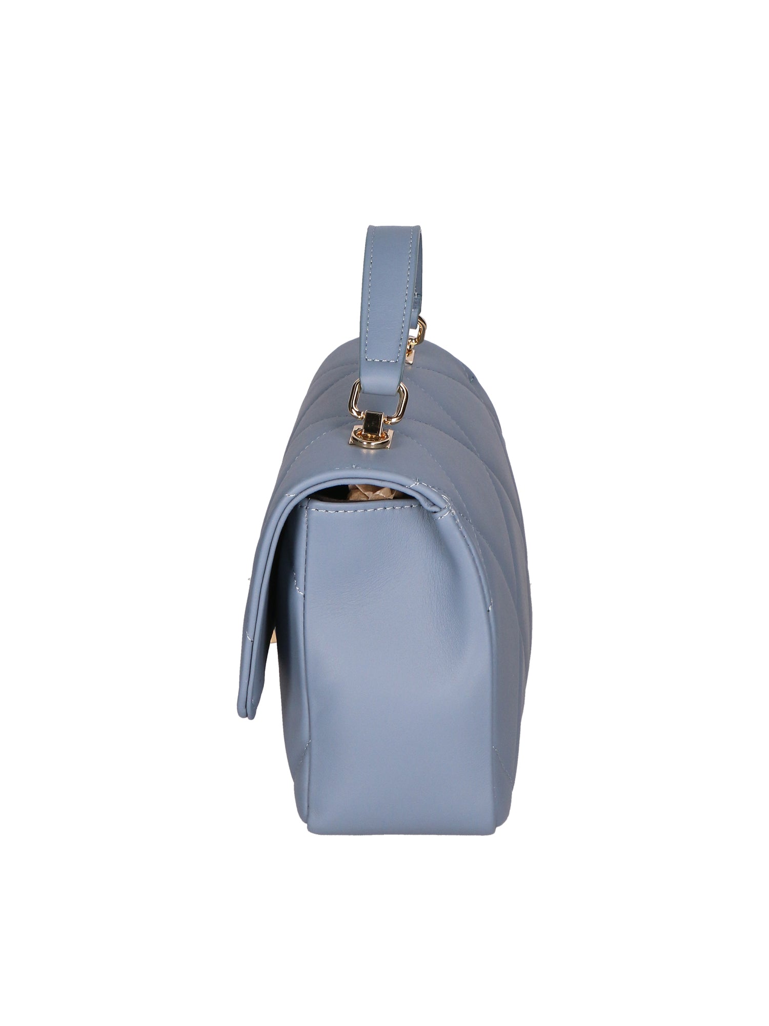 Vita Borsa a spalla da donna Vera pelle 06879-S41 CELESTE SCURO Chiara Ferretti