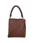 Vilma Borsa a mano da donna Vera Pelle 06874-D223 cioccolato Chiara Ferretti