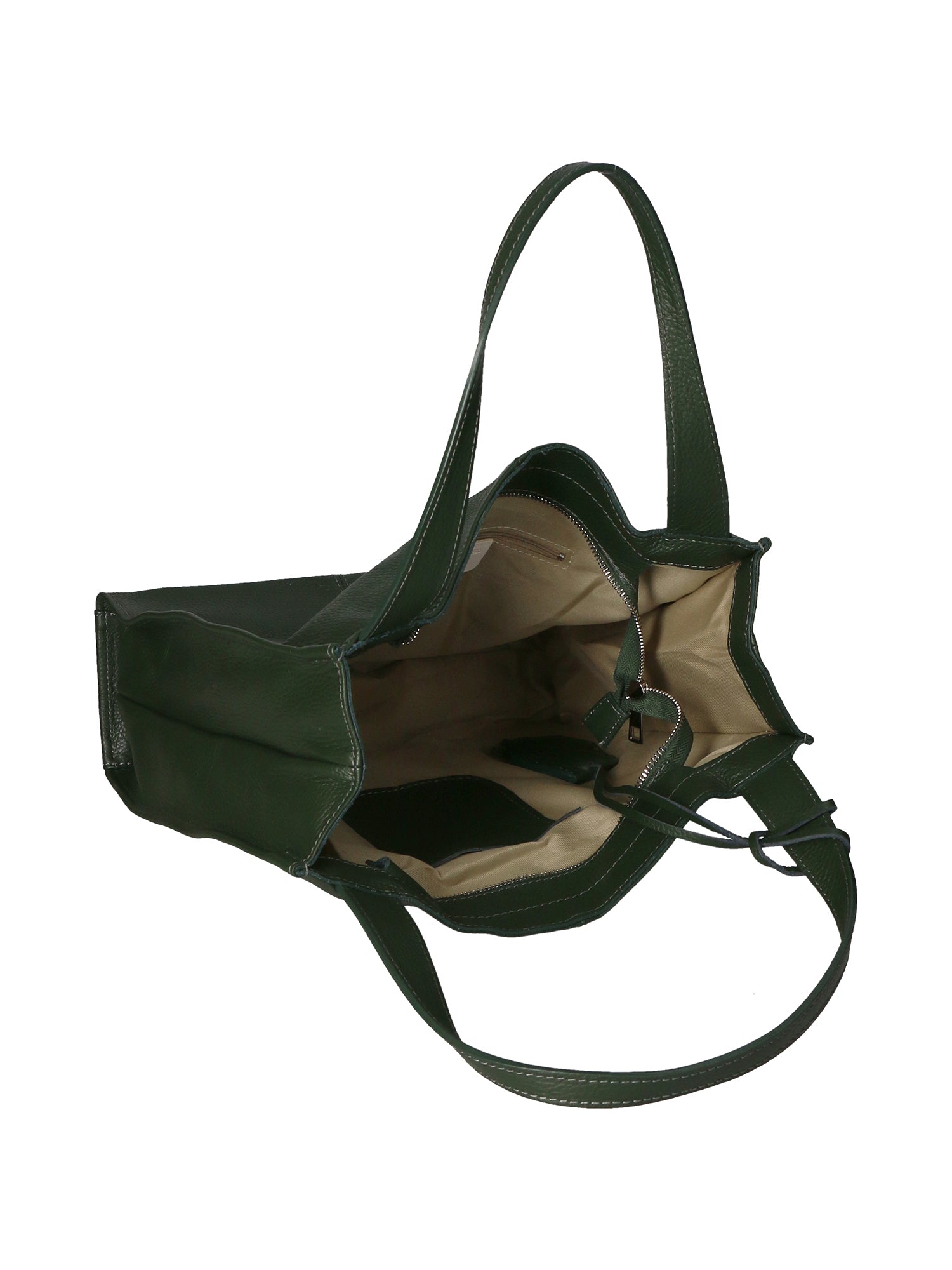 Seraphina Ultra Borsa a spalla da donna Vera pelle 3311-D14 VERDE SCURO DARK GREEN Chiara Ferretti