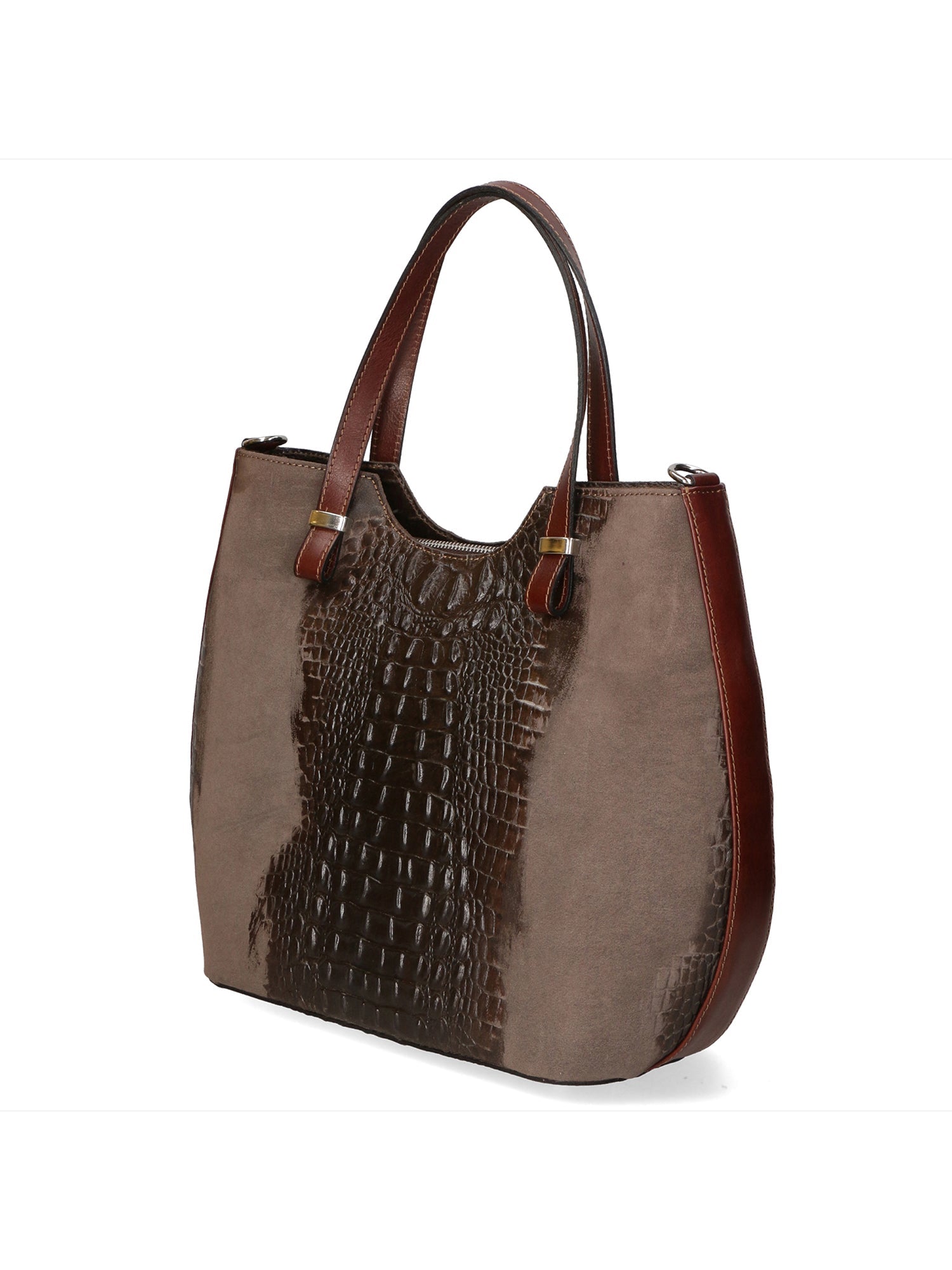 Elda Borsa a mano da donna Vera pelle croco 80046 1-T.MORO Chiara Ferretti