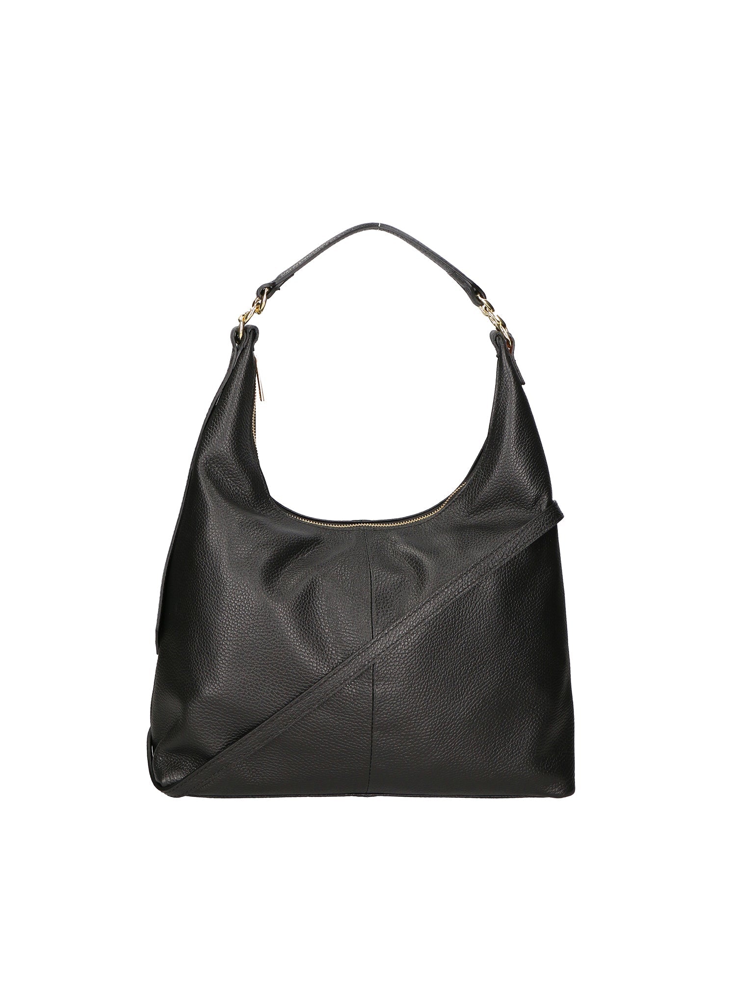 Ursula Borsa a spalla da donna Vera pelle 06673-D28 NERO Chiara Ferretti