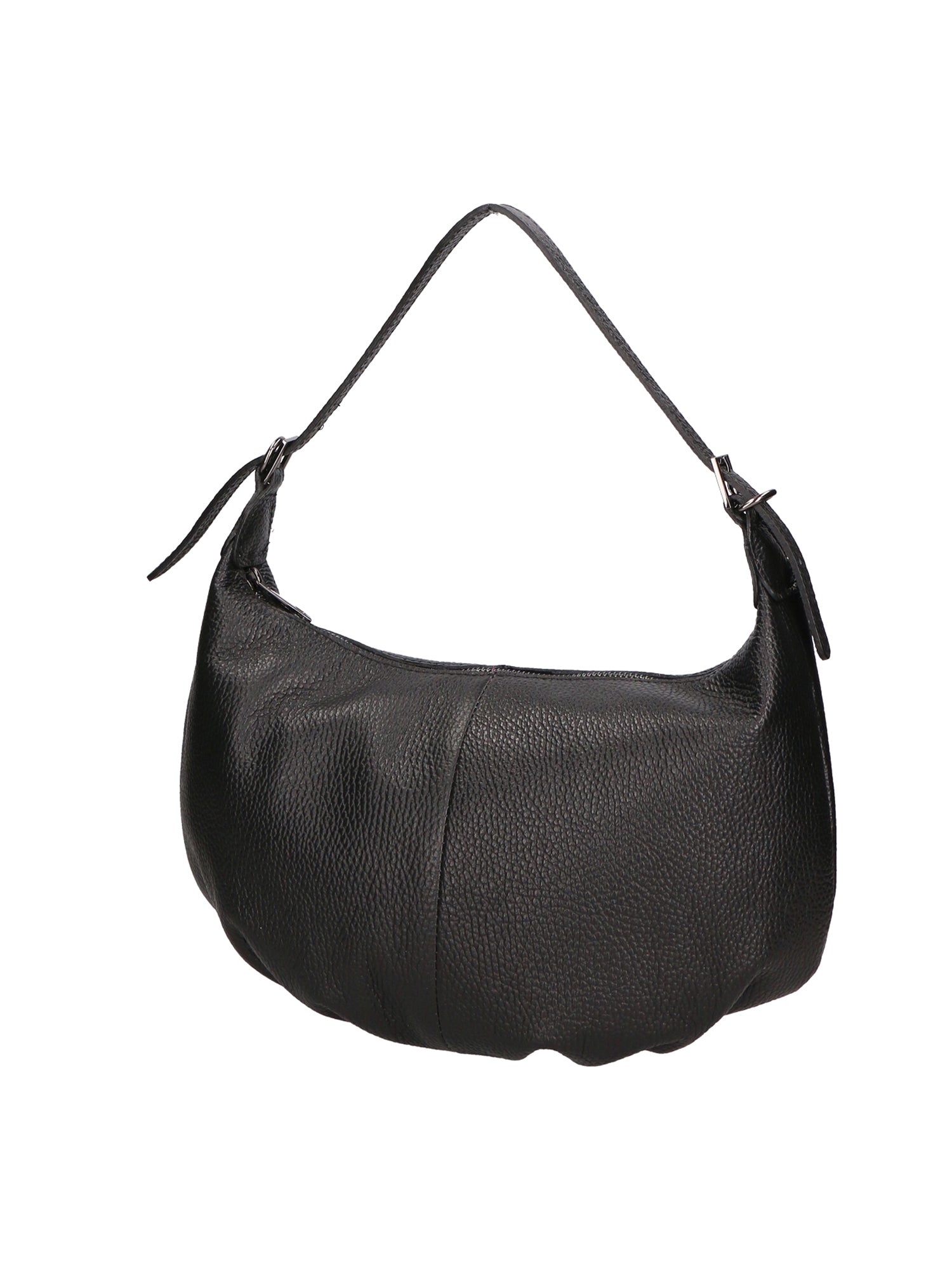 Licia Borsa a spalla da donna Vera pelle 06512- NERO BLACK Chiara Ferretti