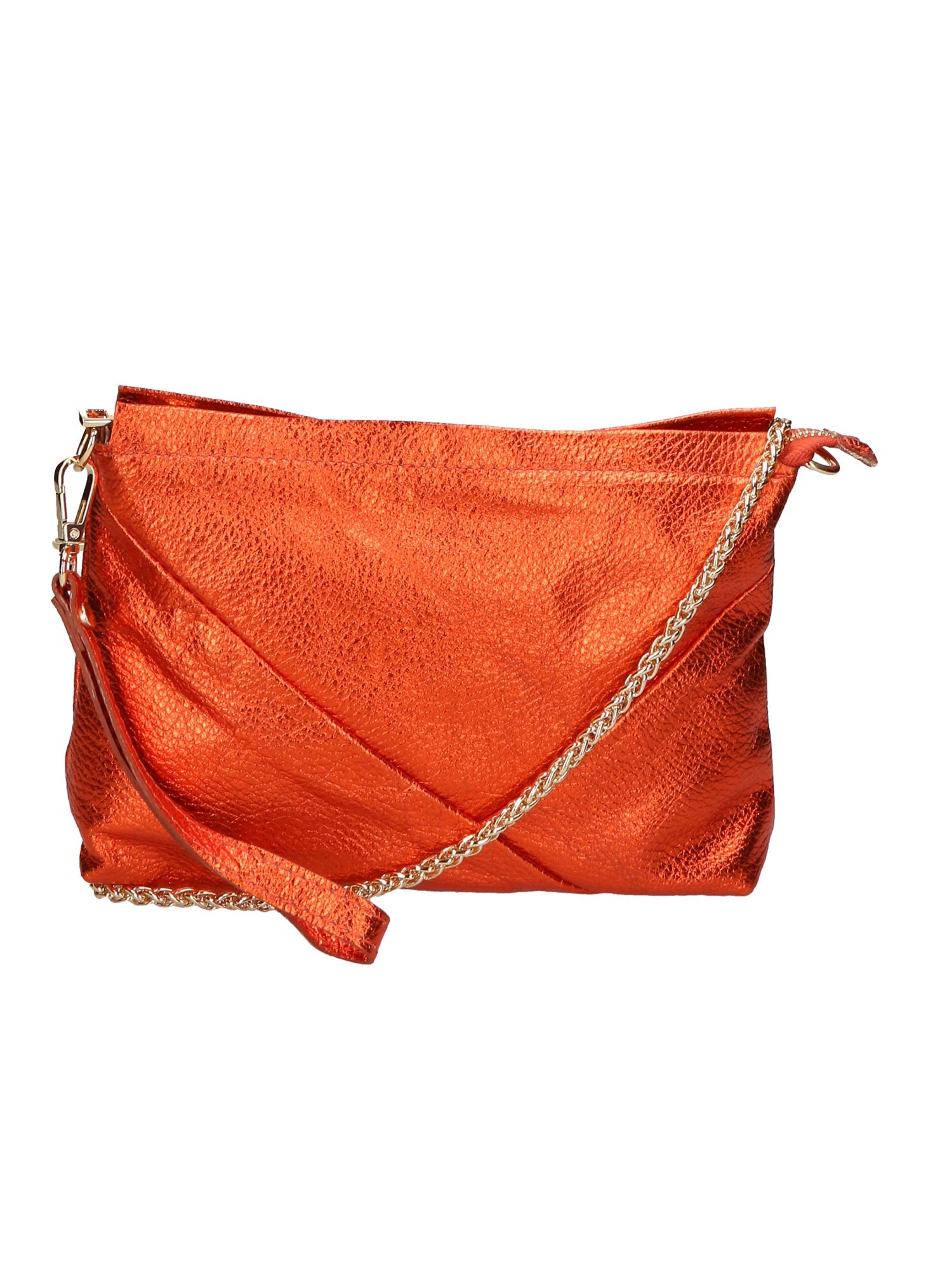 Pochette da Donna Giorgia in Vera Pelle Made in Italy 19x27x2 cm