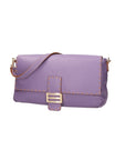 Walda Damen-Schultertasche aus echtem Leder, hergestellt in Italien, 34 x 17,5 x 10 cm