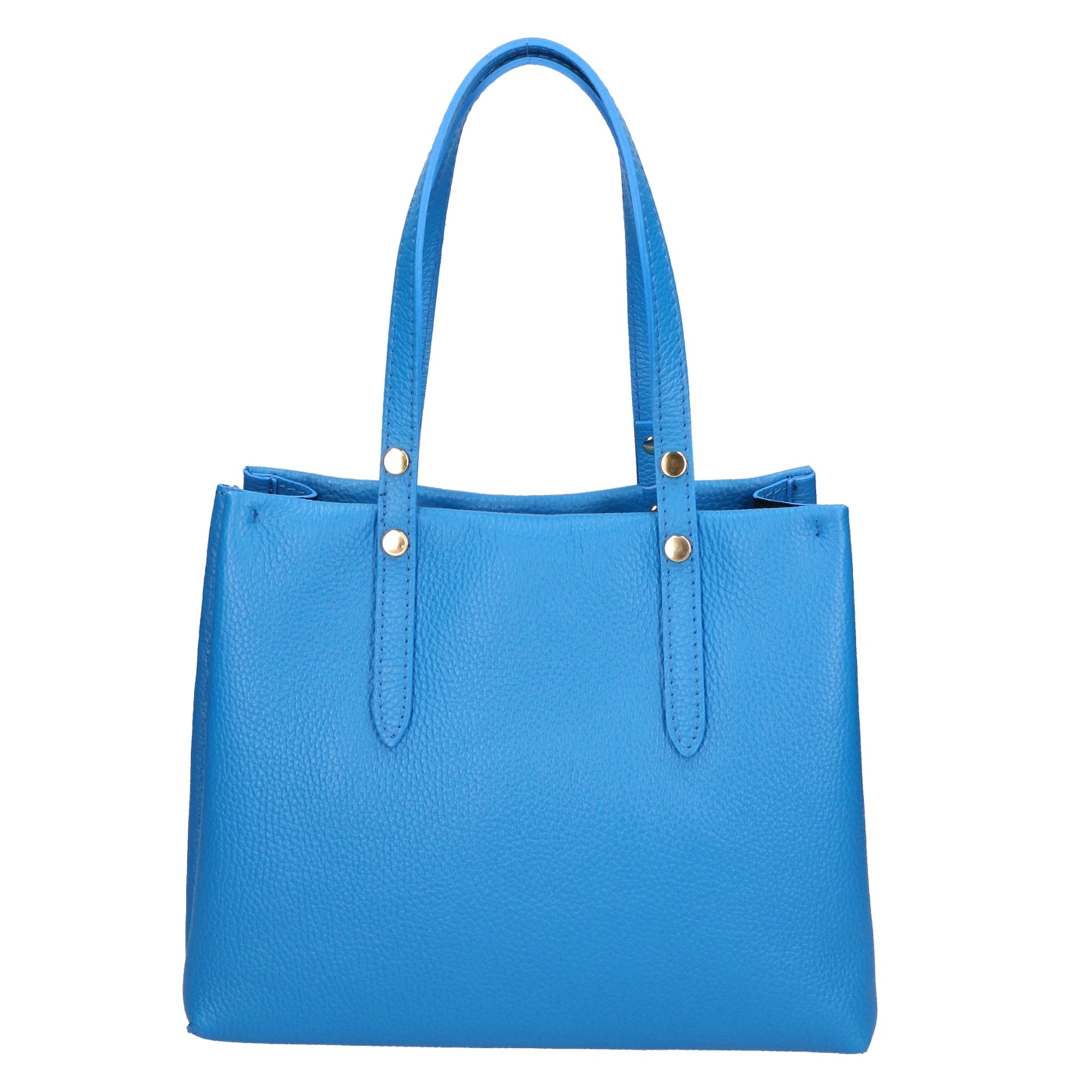 Iris Borsa a spalla da donna 100% pelle 06245-D222 BLU ASTER Chiara Ferretti