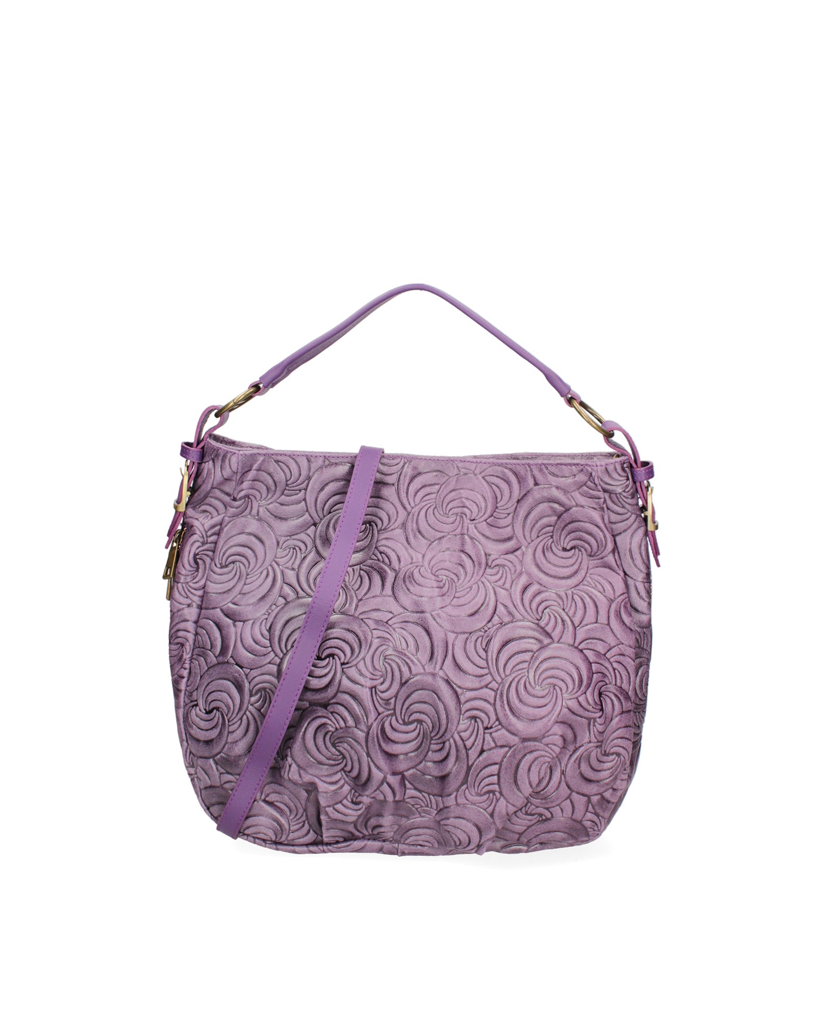 Lumelia Borsa a mano da donna Vera pelle 80013-038 VIOLA SCURO Chiara Ferretti