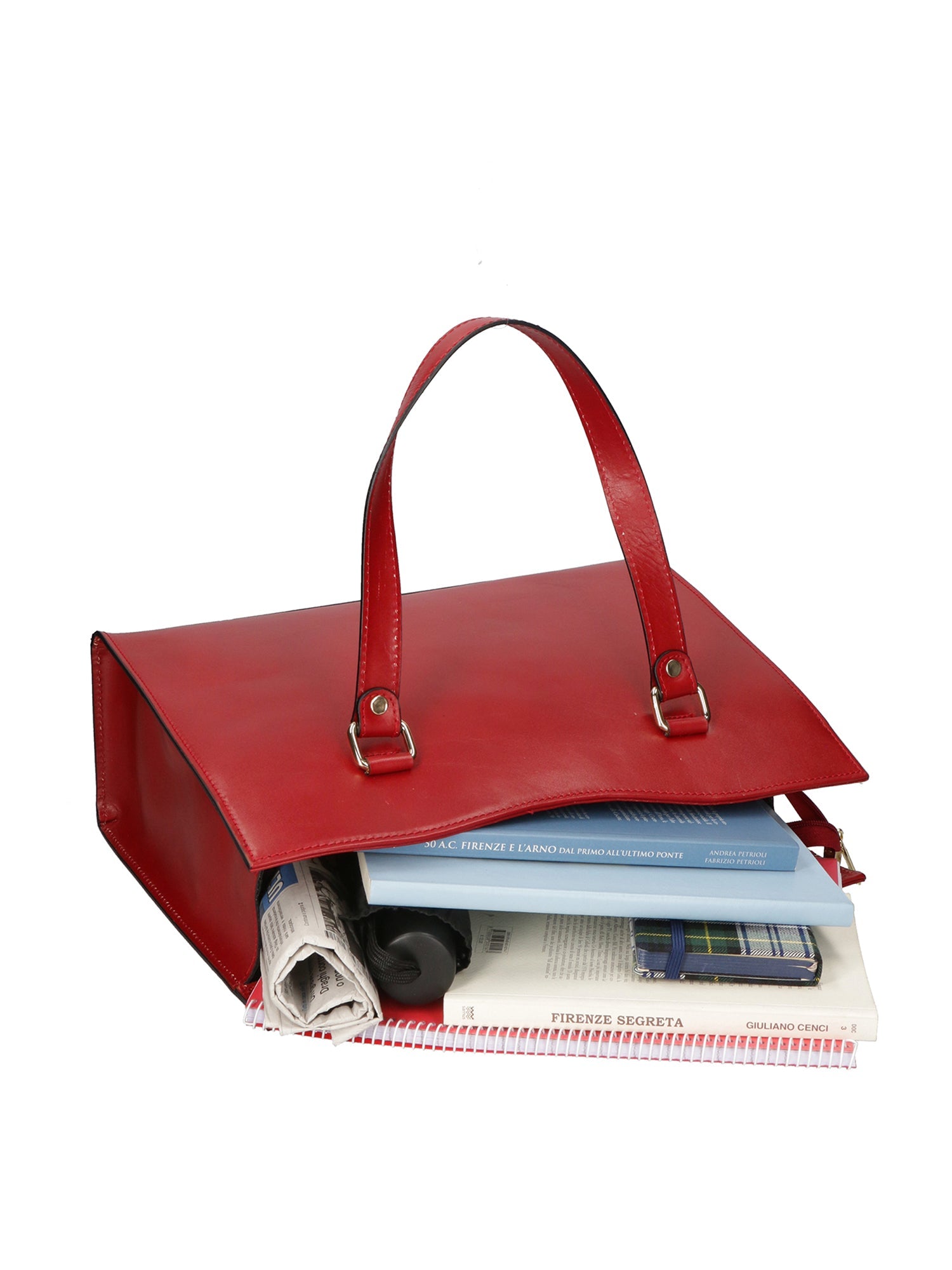 Frida Borsa a mano da donna Vera pelle 9134-ROSSO RED Chiara Ferretti