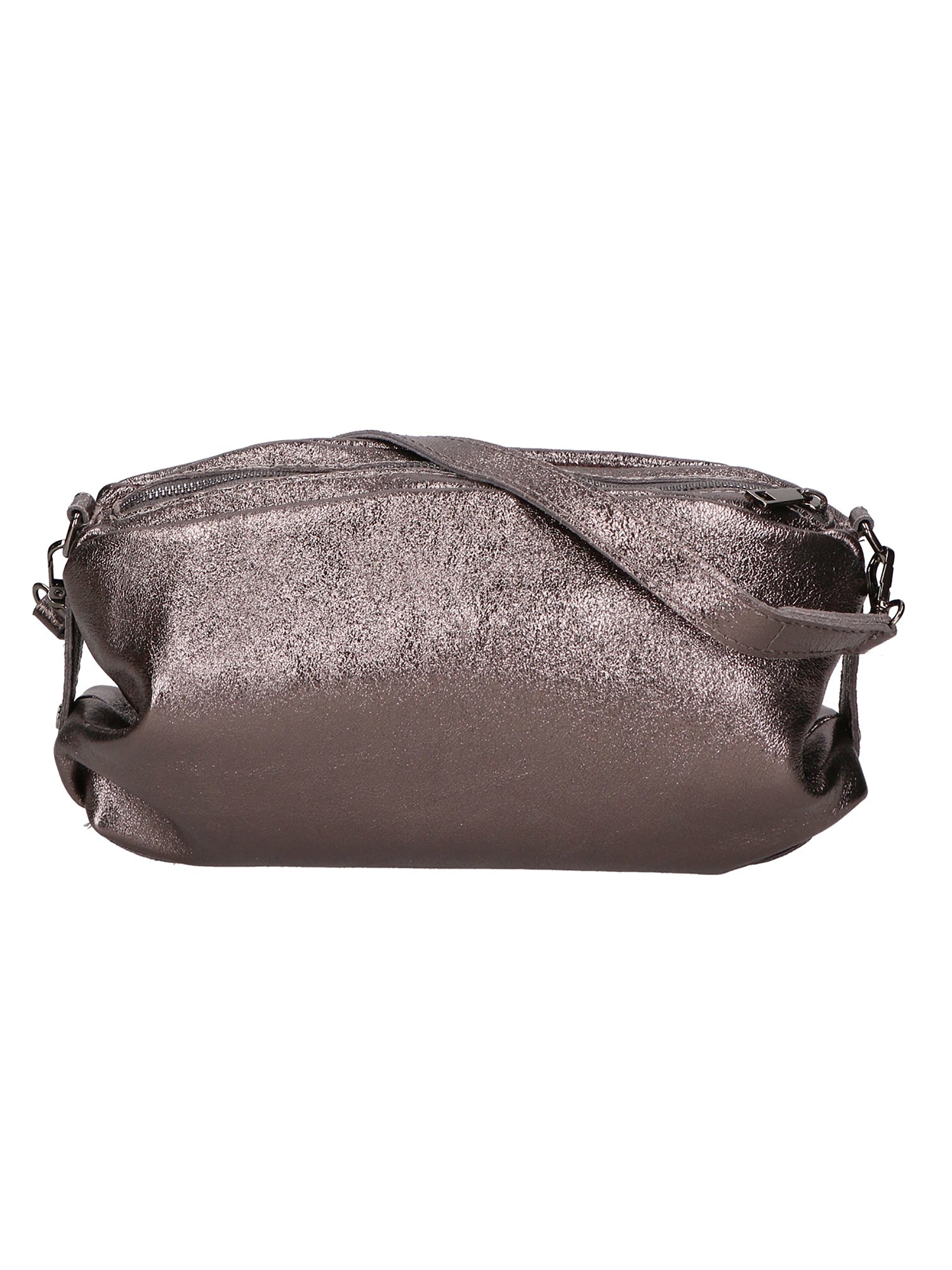 Vanessa Damen-Schultertasche aus echtem Leder, hergestellt in Italien, 15 x 30 x 13 cm