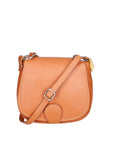 Bianca Borsa a tracolla da donna Vera pelle 10016 1020-S17 CUOIO SCURO Chiara Ferretti