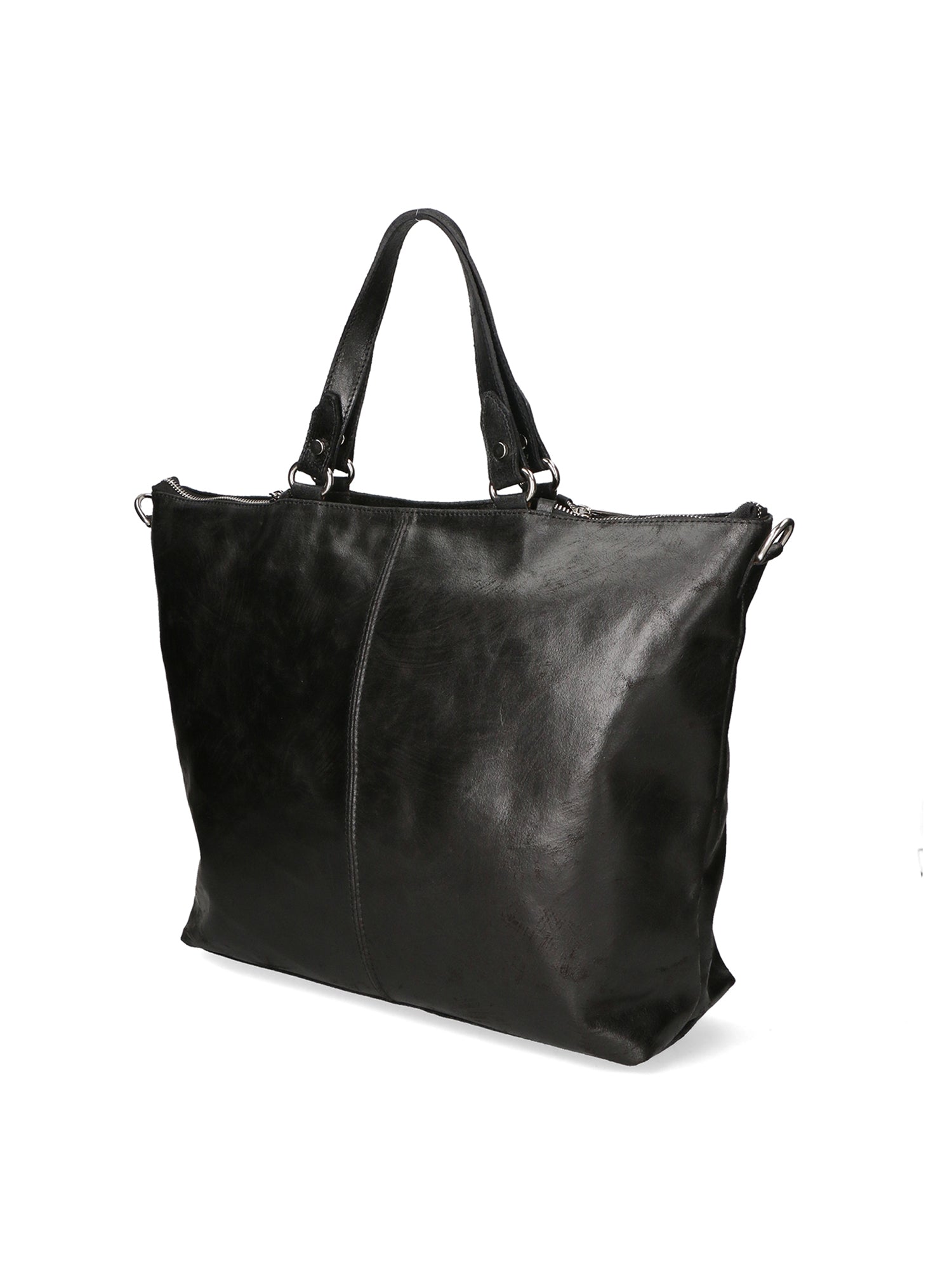 Elisamaria Borsa a spalla da donna Vera pelle 80055-NERO Chiara Ferretti
