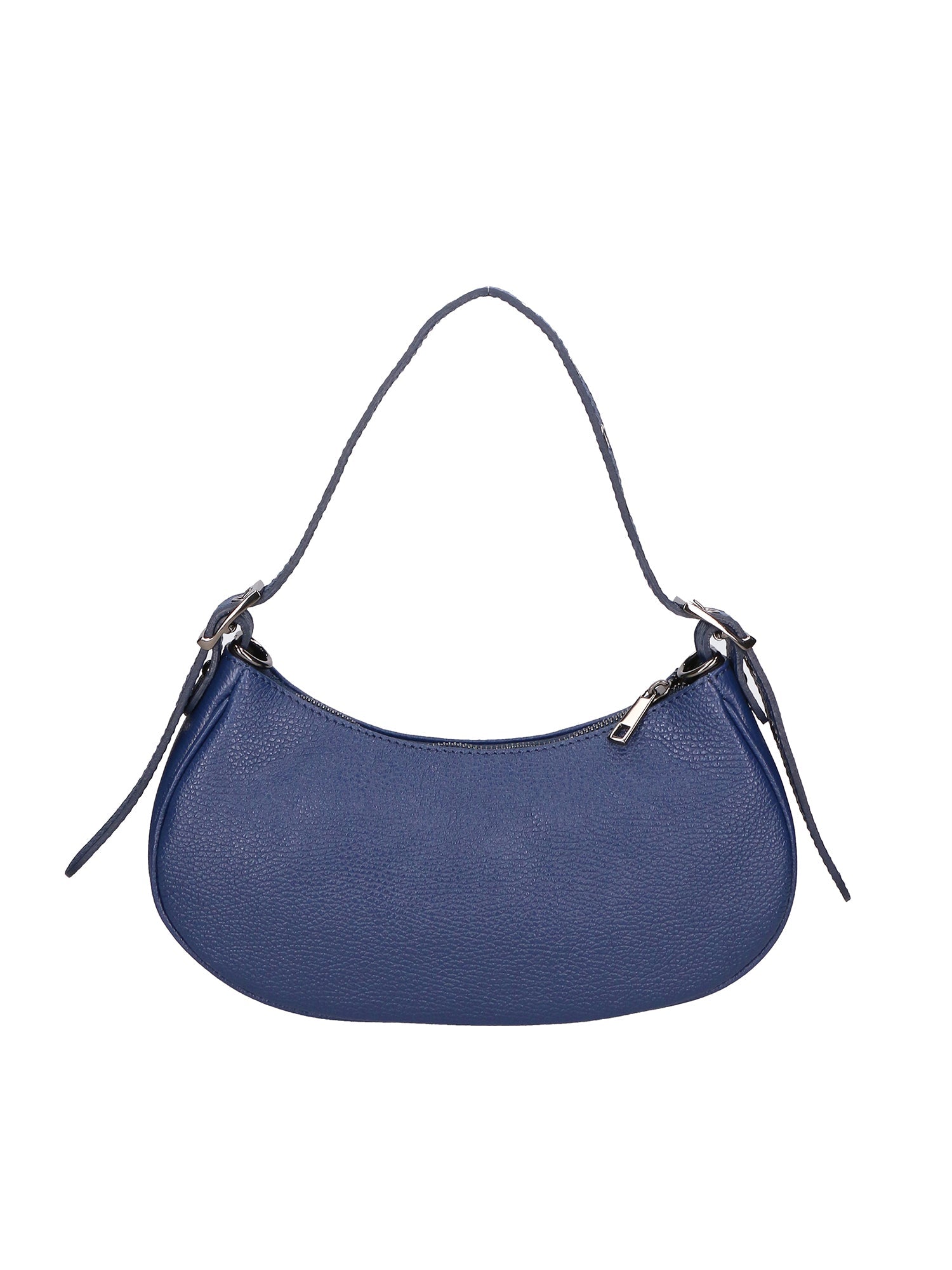 Loredana Damen-Schultertasche aus echtem Leder, hergestellt in Italien, 15 x 30 x 8 cm