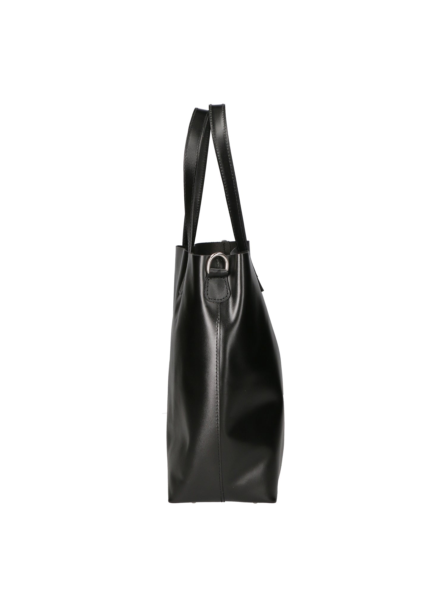 Esmeralda Borsa a mano da donna 100% pelle 9006-NERO BLACK Chiara Ferretti