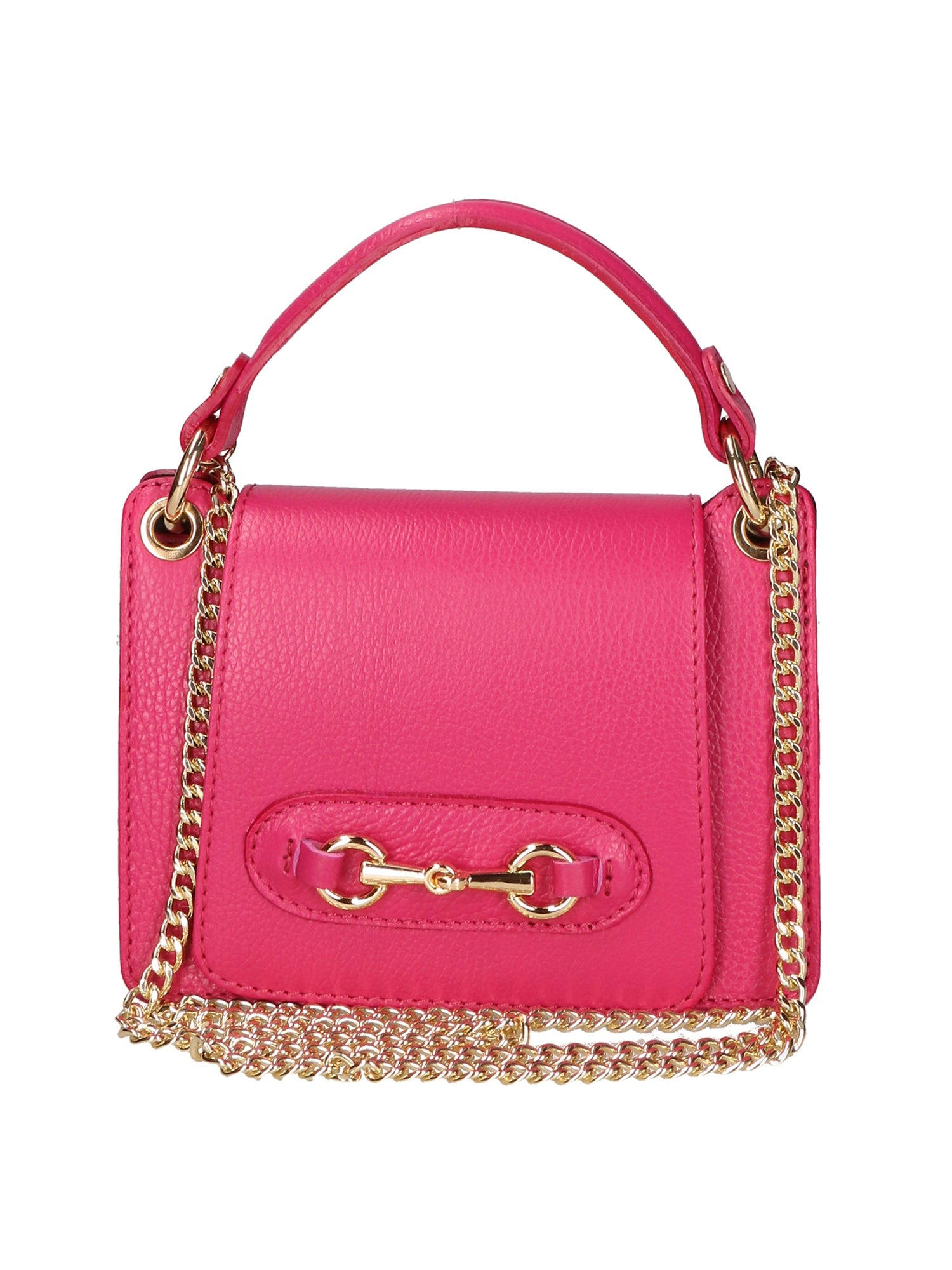 Greta Borsa a mano da donna Vera pelle 05896-C02 FUXIA Chiara Ferretti
