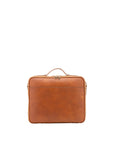 Borsa a mano unisex in vera pelle Made in Italy 4542-MIELE Alessia Firenze