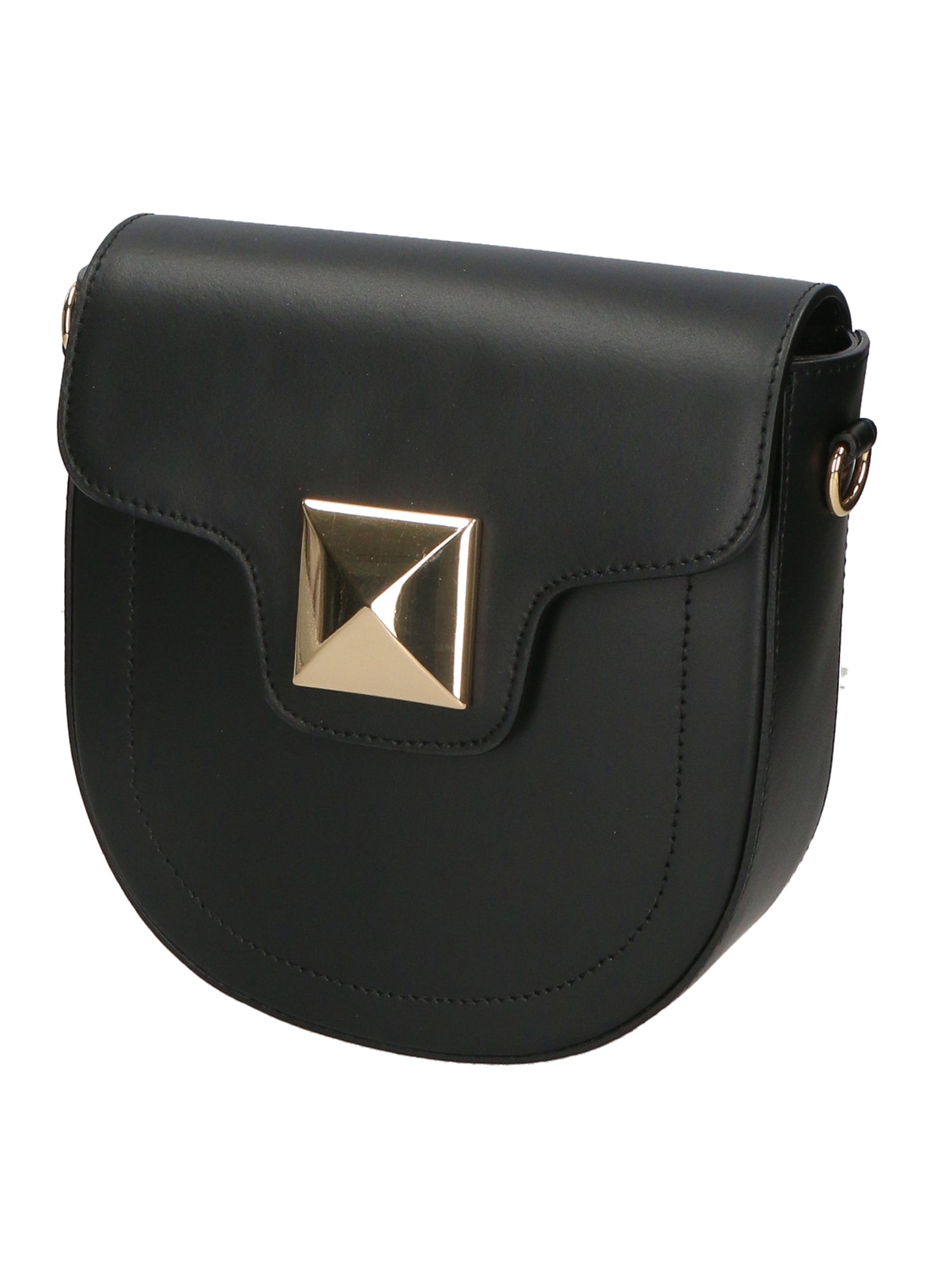 Calista Borsa a tracolla da donna Vera pelle 06014-P218 NERO Chiara Ferretti