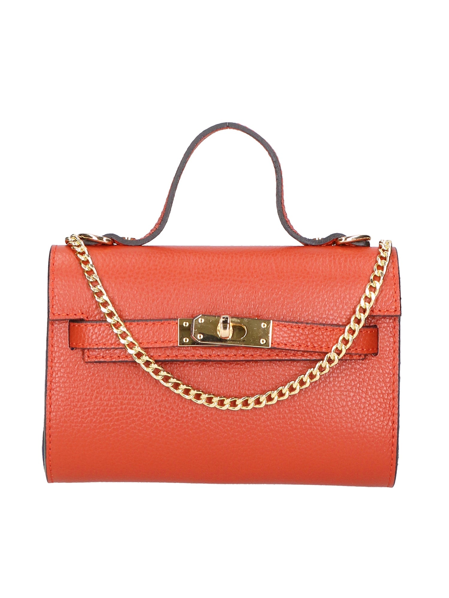 Uma Borsa a mano da donna Vera pelle 06525-D61 MATTONE(HP) Chiara Ferretti