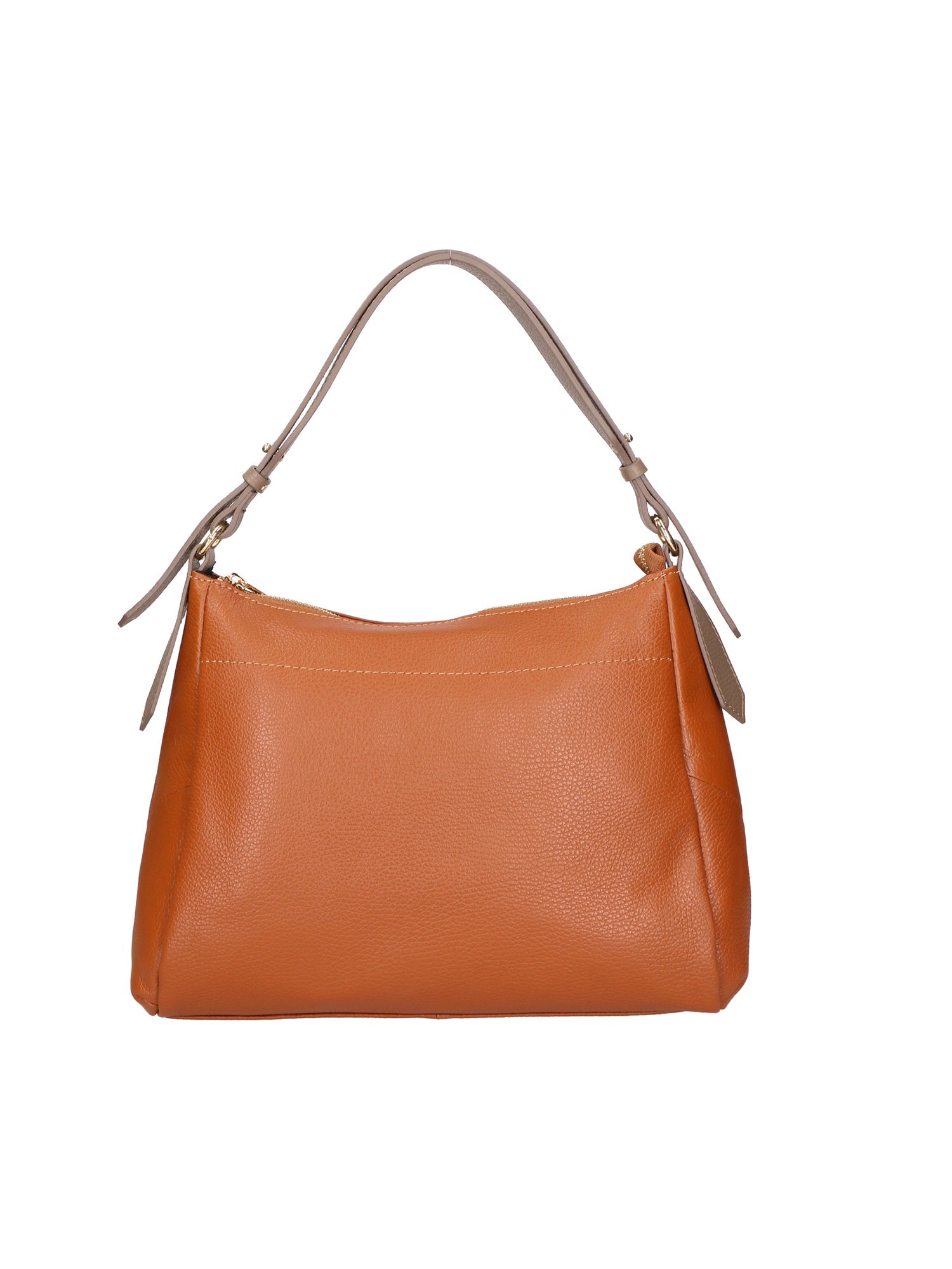 Vladimira Borsa a spalla da donna Vera pelle 06675-D17 CUOIO + D40 TAUPE Chiara Ferretti