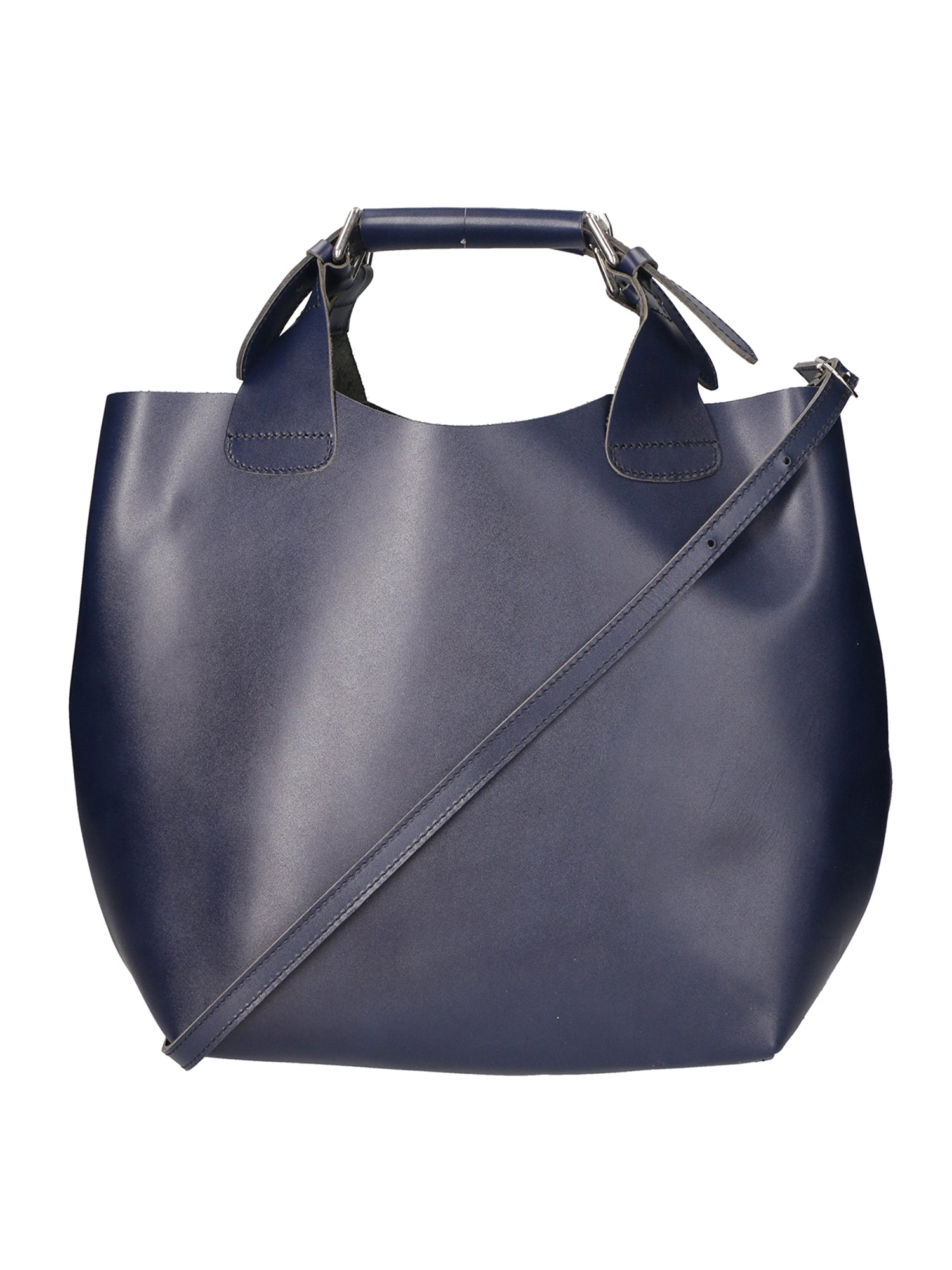 Ester Borsa a mano da donna 100% pelle 9007-BLU Chiara Ferretti