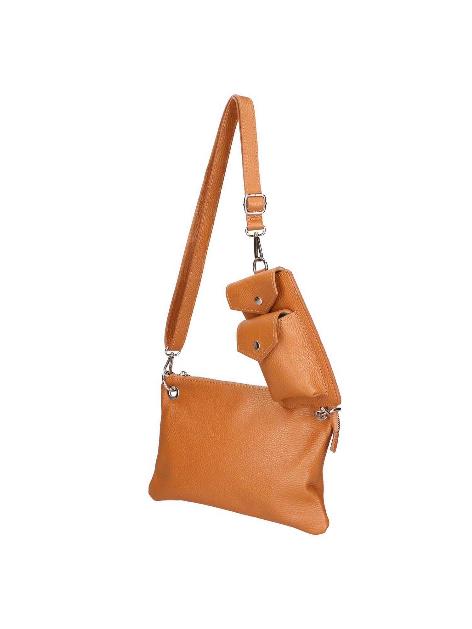 Ifigenia Borsa a tracolla da donna Vera pelle 05932-D44 CUOIO COGNAC Chiara Ferretti
