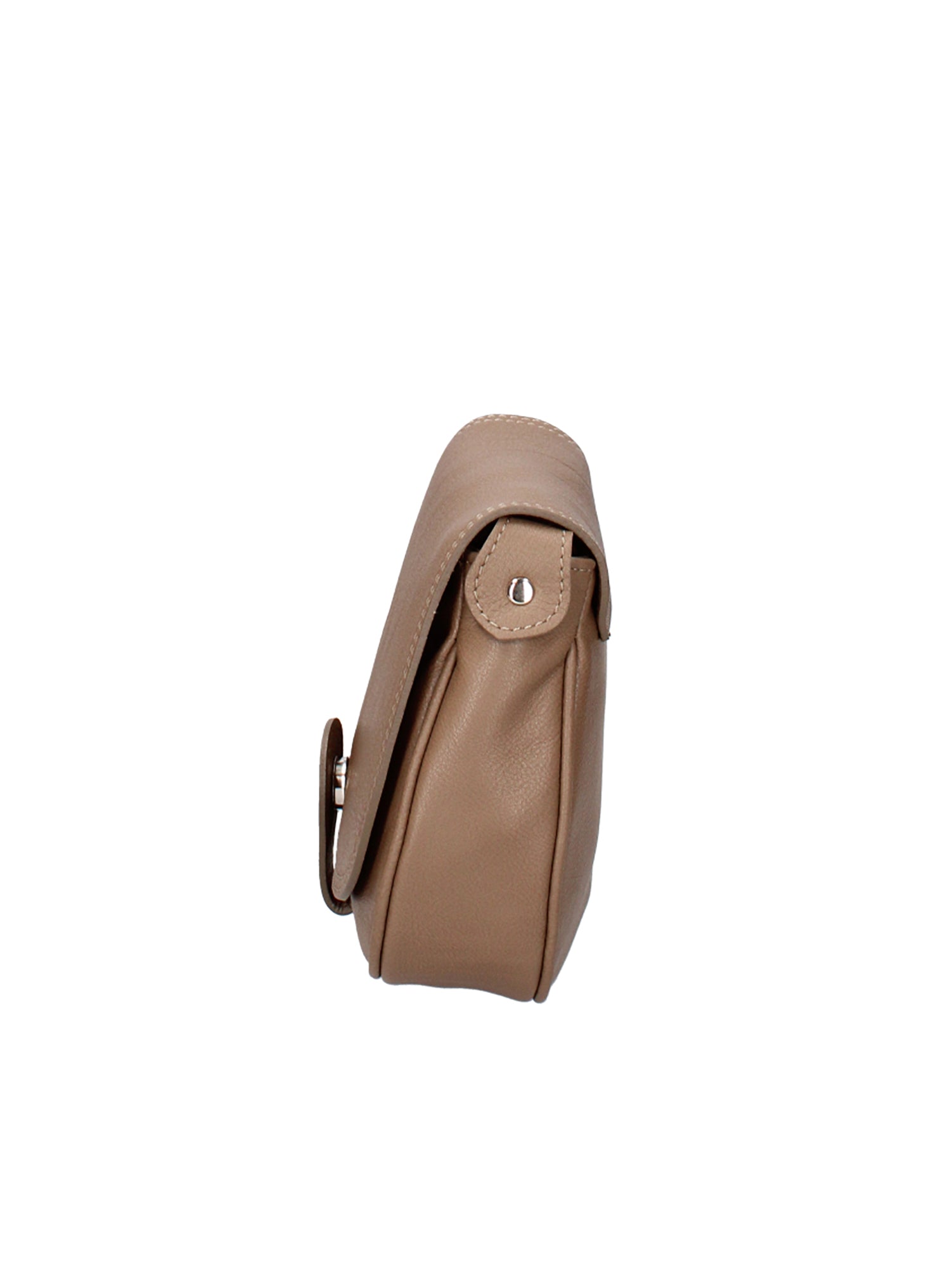 Bianca Borsa a tracolla da donna Vera pelle 10016 1020-S240 TAUPE SCURO Chiara Ferretti
