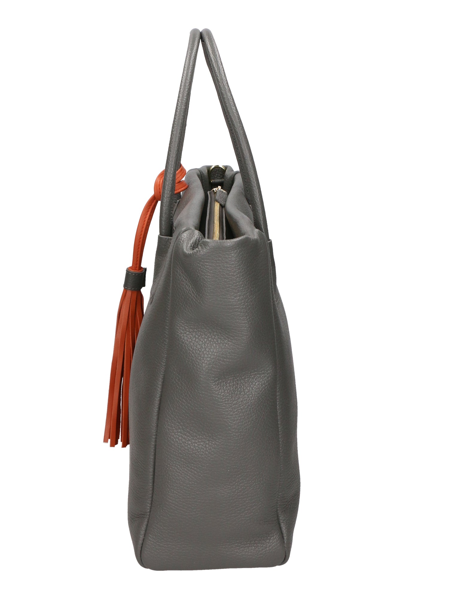 Verdiana Borsa a mano da donna Vera Pelle 06505-D27 GRIGIO SCURO Chiara Ferretti