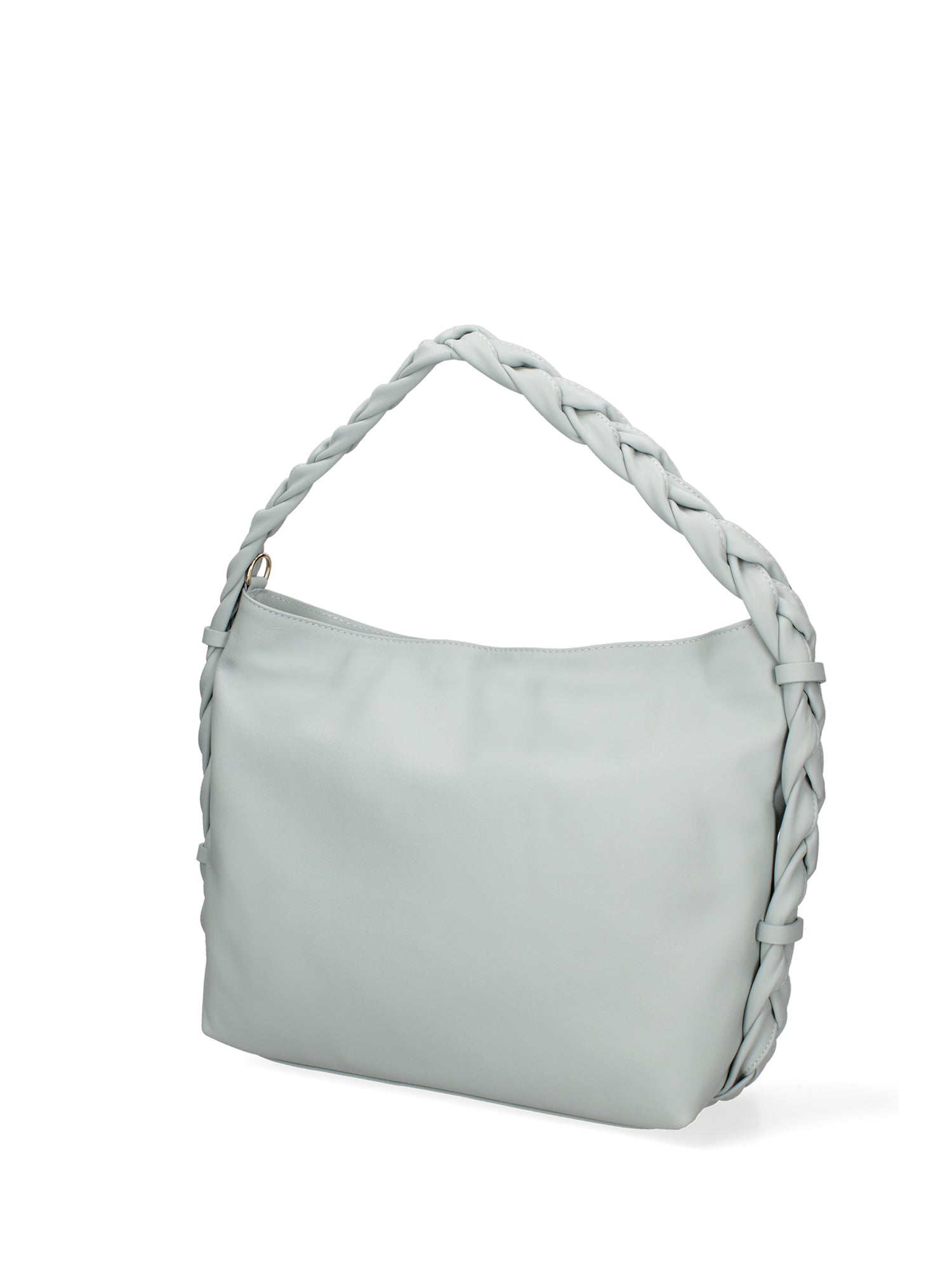 Damen-Schultertasche aus echtem Leder, hergestellt in Italien, 31 x 26 x 12 cm