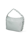 Damen-Schultertasche aus echtem Leder, hergestellt in Italien, 31 x 26 x 12 cm