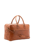 Borsa da viaggio unisex vera pelle 100% cotone 4562-MIELE Alessia Firenze