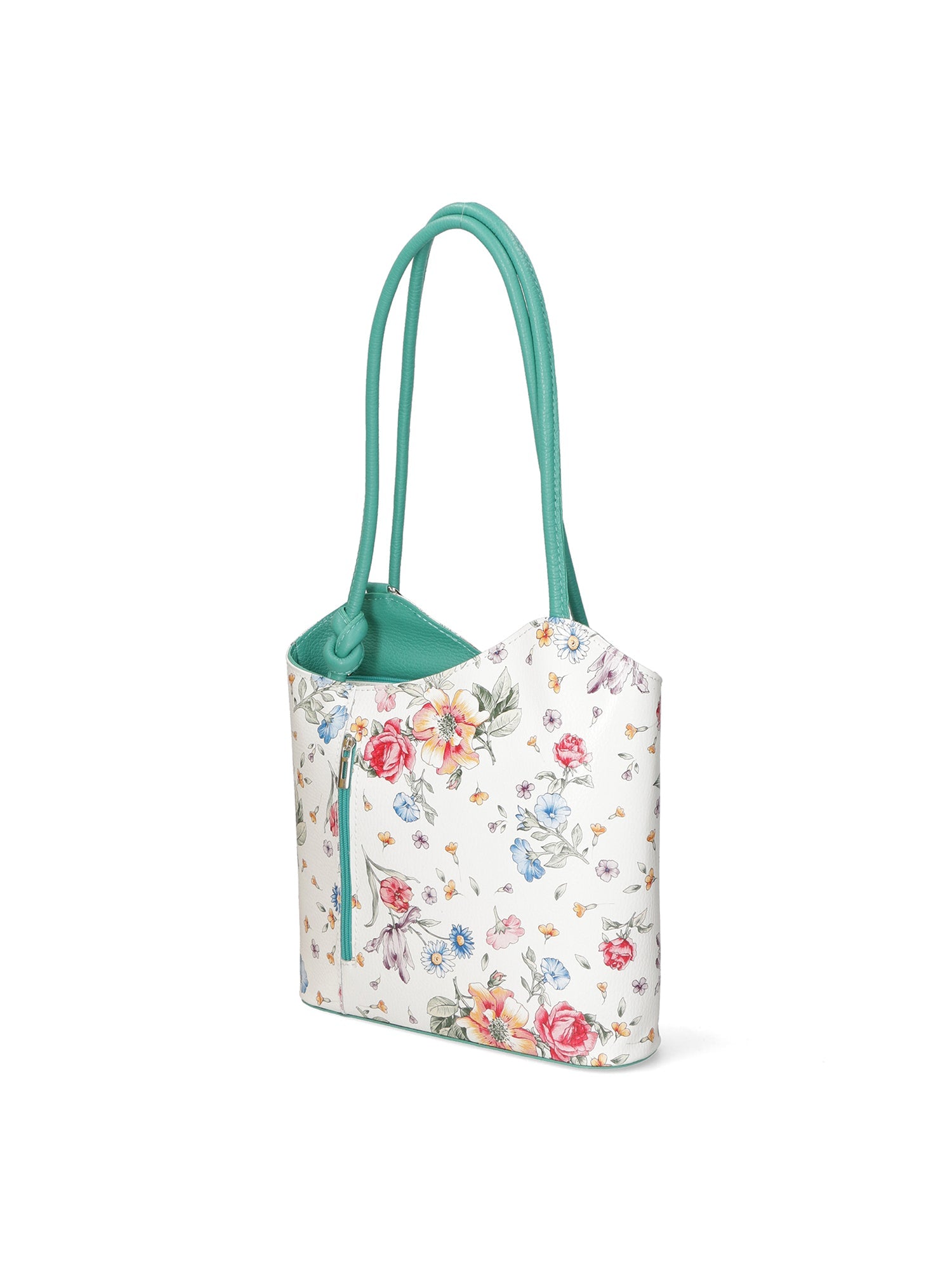 Elsa Borsa a spalla da donna Vera pelle 80056-D80 VERDE ACQUA Chiara Ferretti