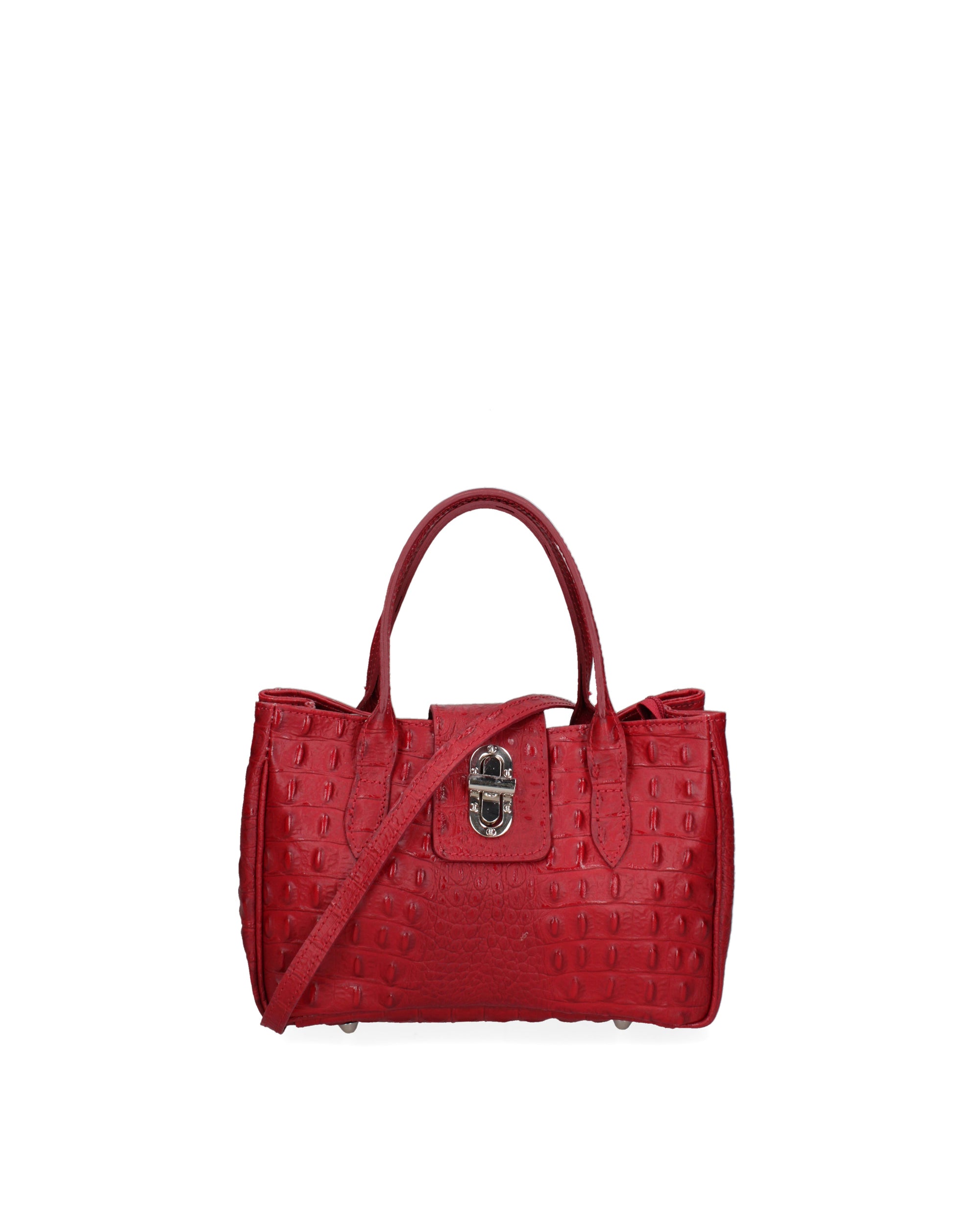 Cervo Borsa a tracolla da donna Vera pelle 7720-ROSSO Chiara Ferretti