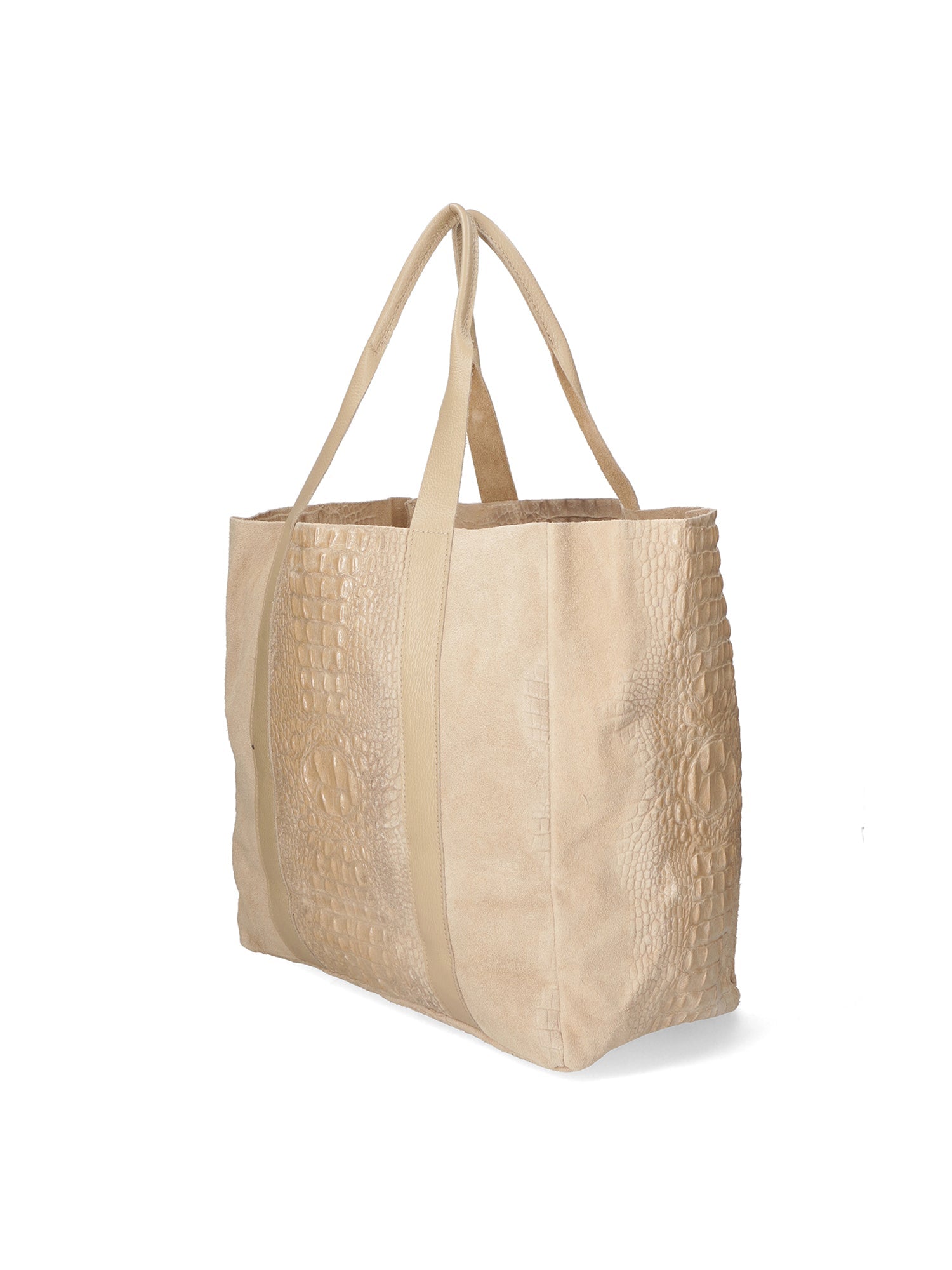 Edith Borsa Shopper da donna Vera pelle 80043-004 TAUPE Chiara Ferretti