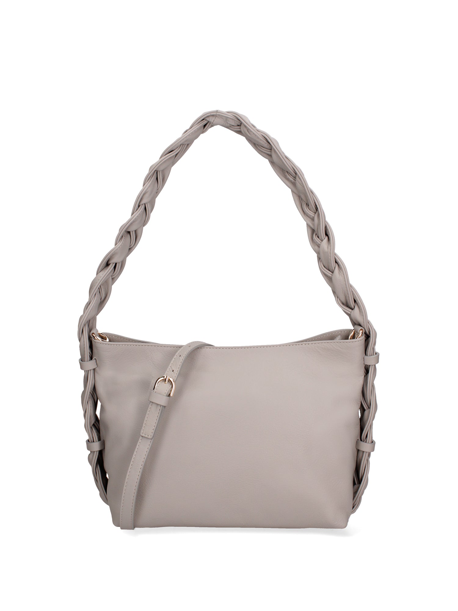Isara Borsa a spalla da donna Vera pelle 07170-S86 GRIGIO Chiara Ferretti