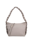Isara Borsa a spalla da donna Vera pelle 07170-S86 GRIGIO Chiara Ferretti