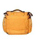 Mia Borsa a tracolla unisex Canvas e vera pelle ZG3003-CUOIO COGNAC Chiara Ferretti