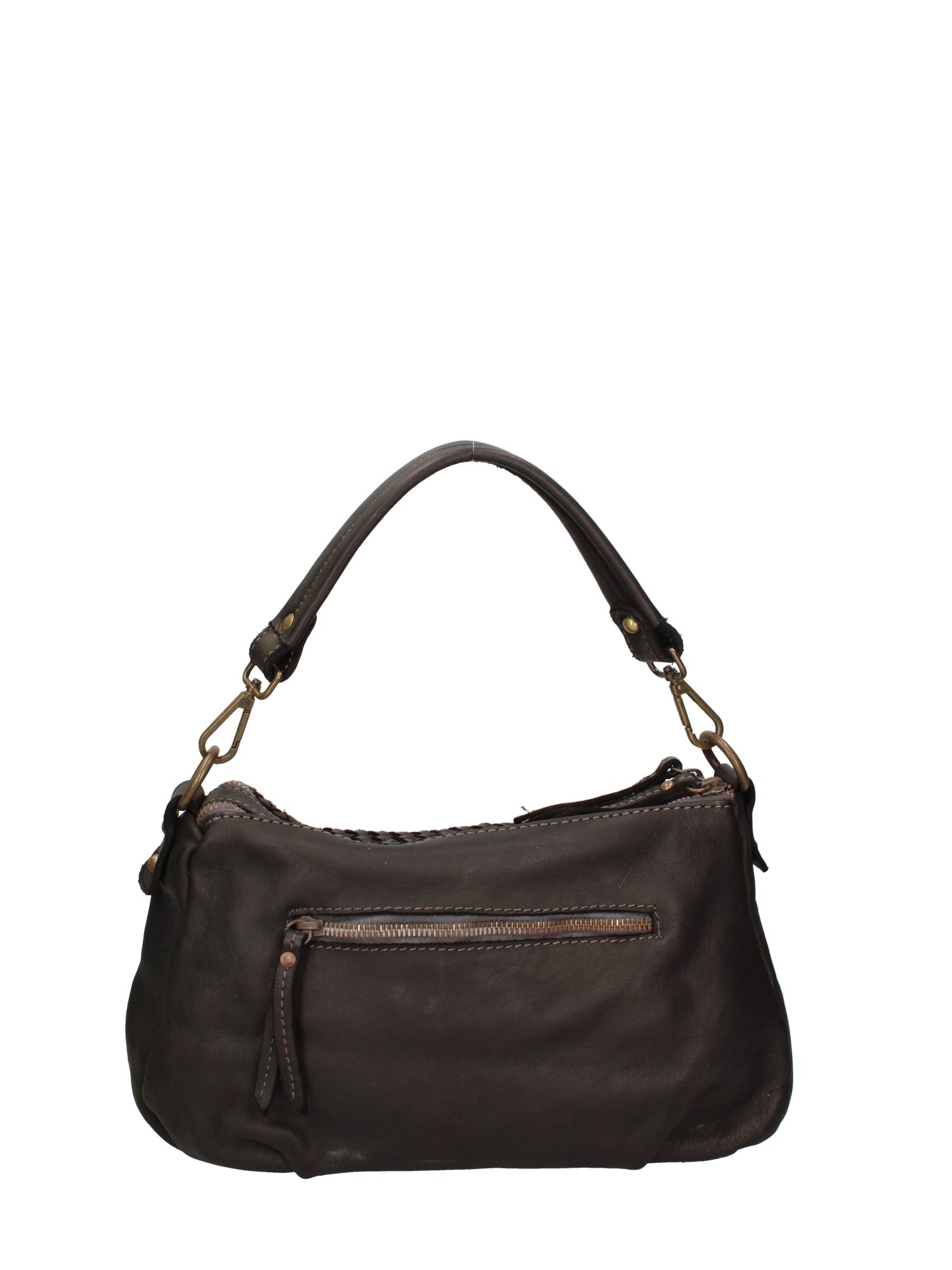 Novella Borsa a spalla da donna Vera pelle 7800-NERO Chiara Ferretti