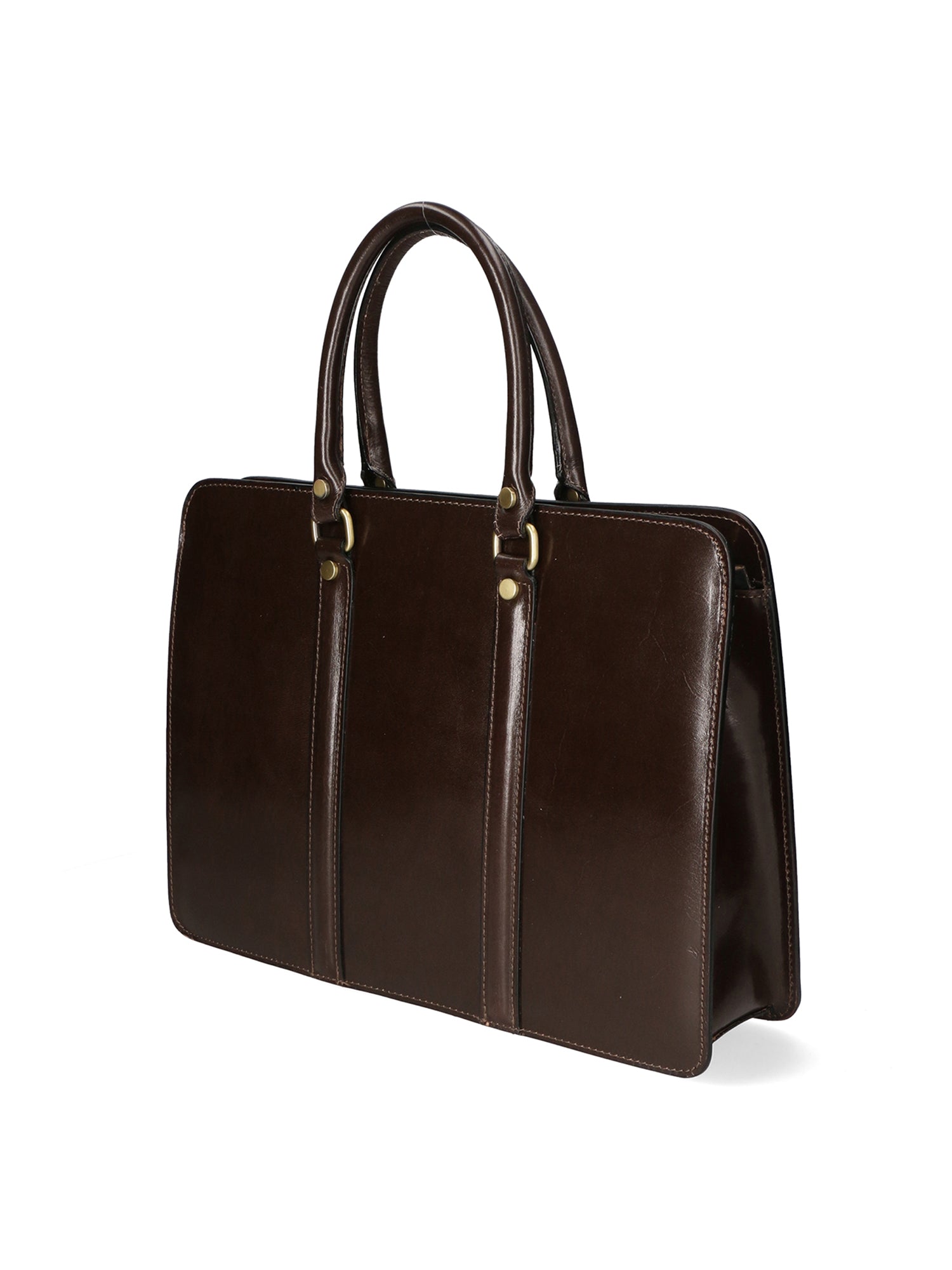 Franca Borsa a mano unisex Vera pelle 9132-TMORO DARK BROWN Chiara Ferretti