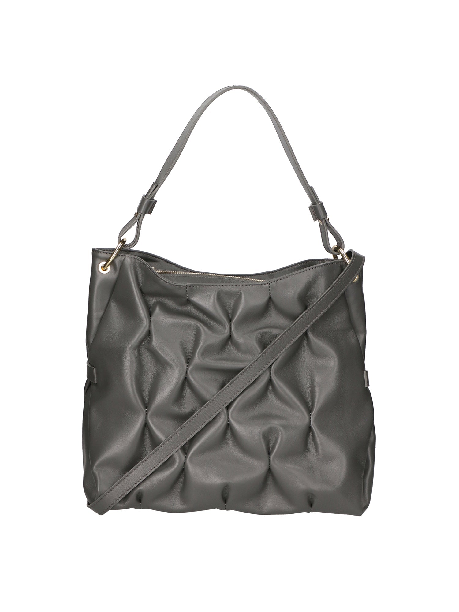 Auralie Borsa a spalla da donna Vera Pelle 03998-S27 CENERE Chiara Ferretti