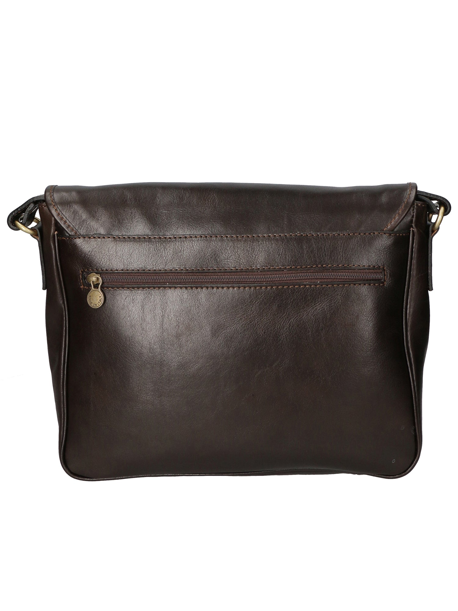Fiammetta Borsa a mano da donna Vera pelle 9110-TMORO DARK BROWN Chiara Ferretti