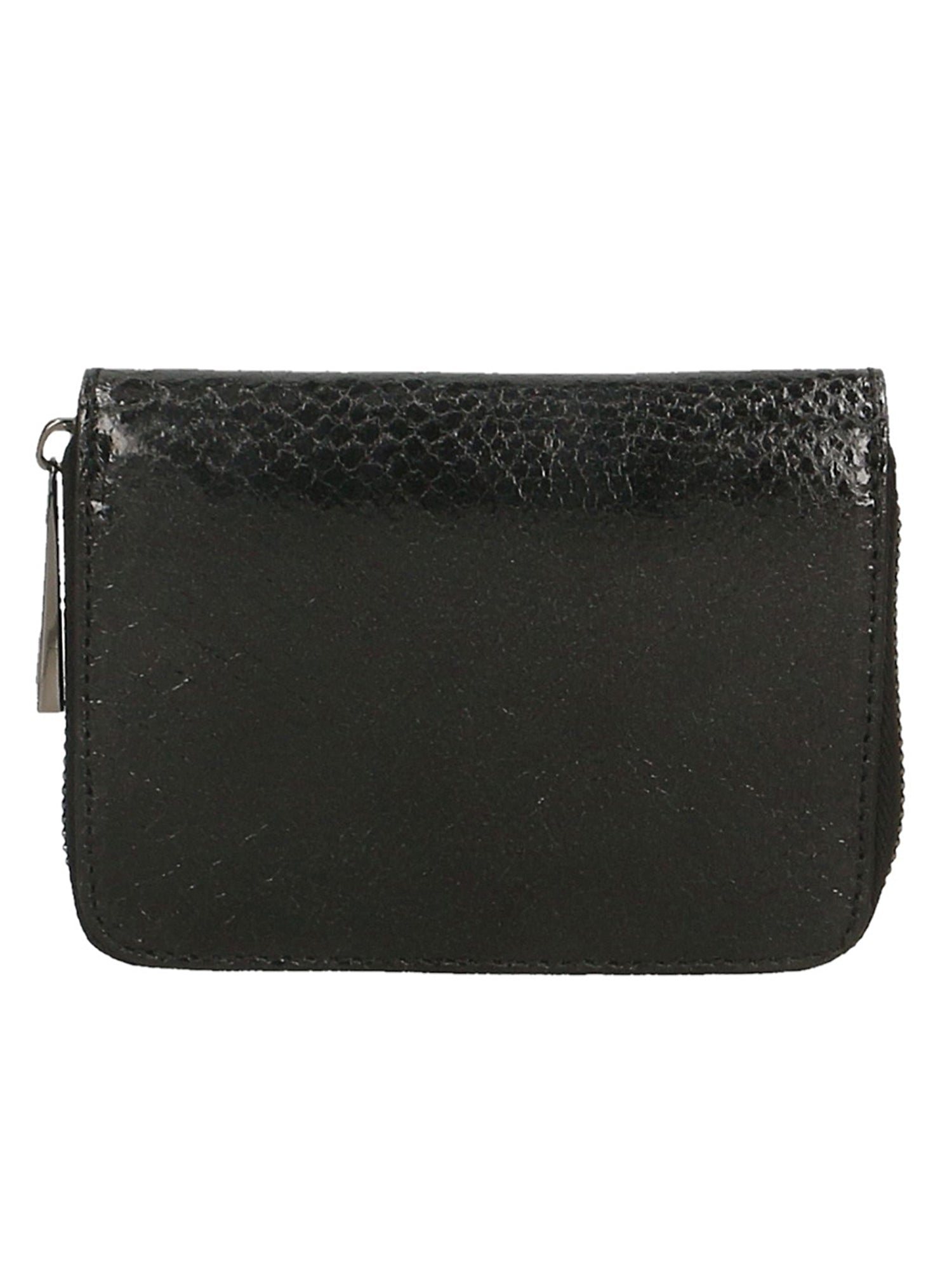 Nohemi Portafoglio donna vera pelle Zip 524072-NERO BLACK Chiara Ferretti