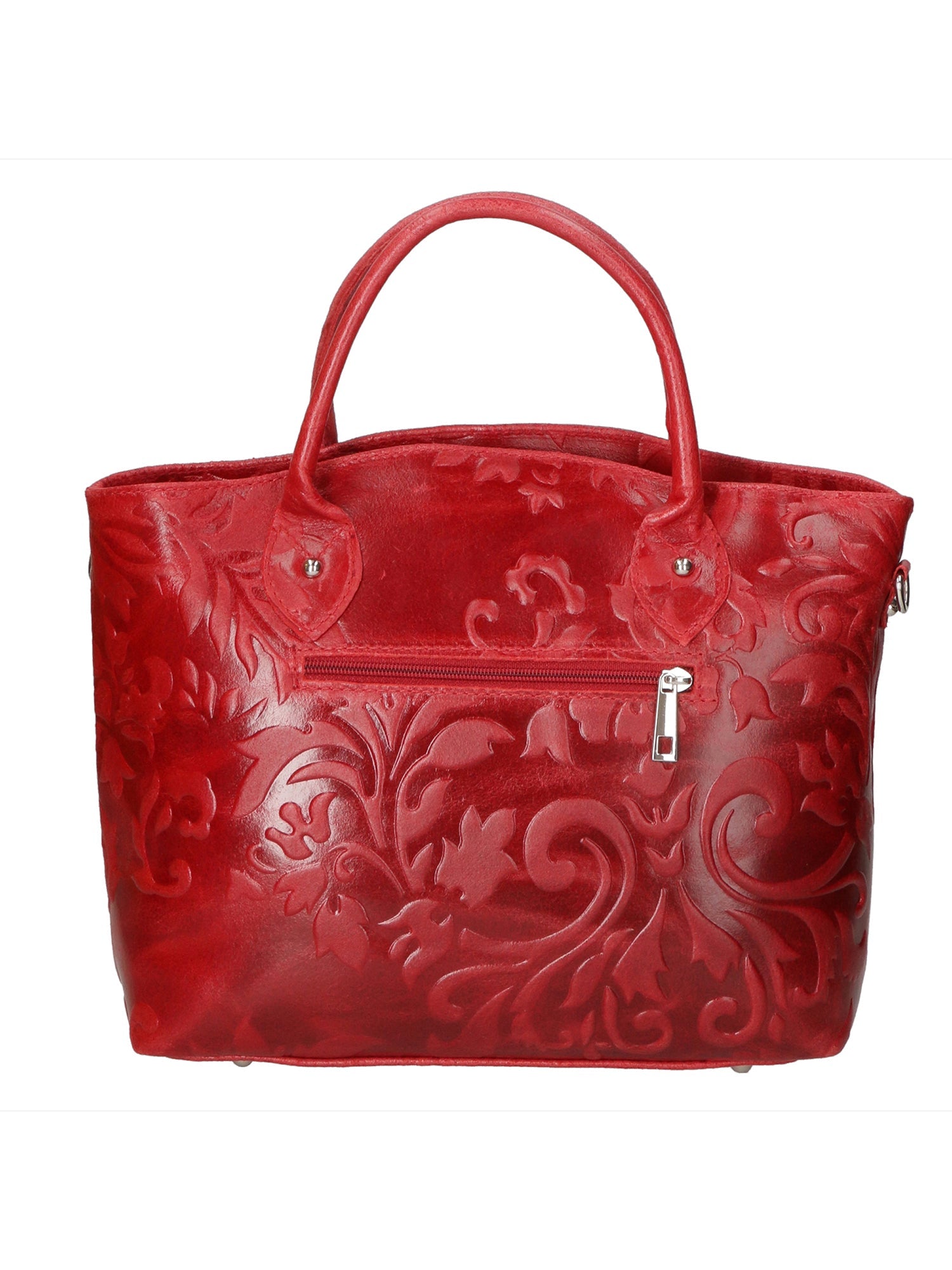 Enza Borsa a mano da donna Vera pelle 8007023FBG-023 ROSSO Chiara Ferretti